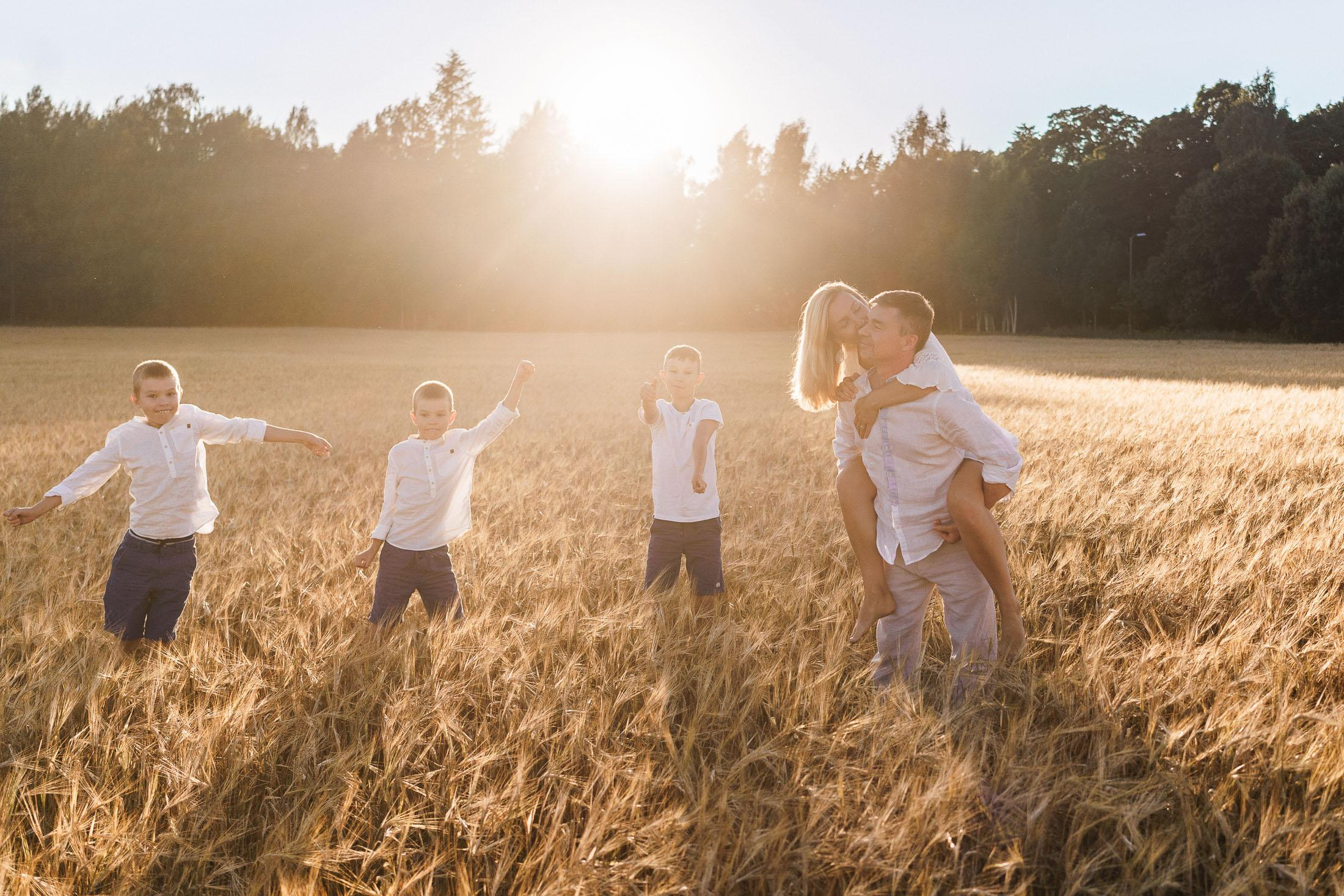 Perhekuvaus Vantaalla