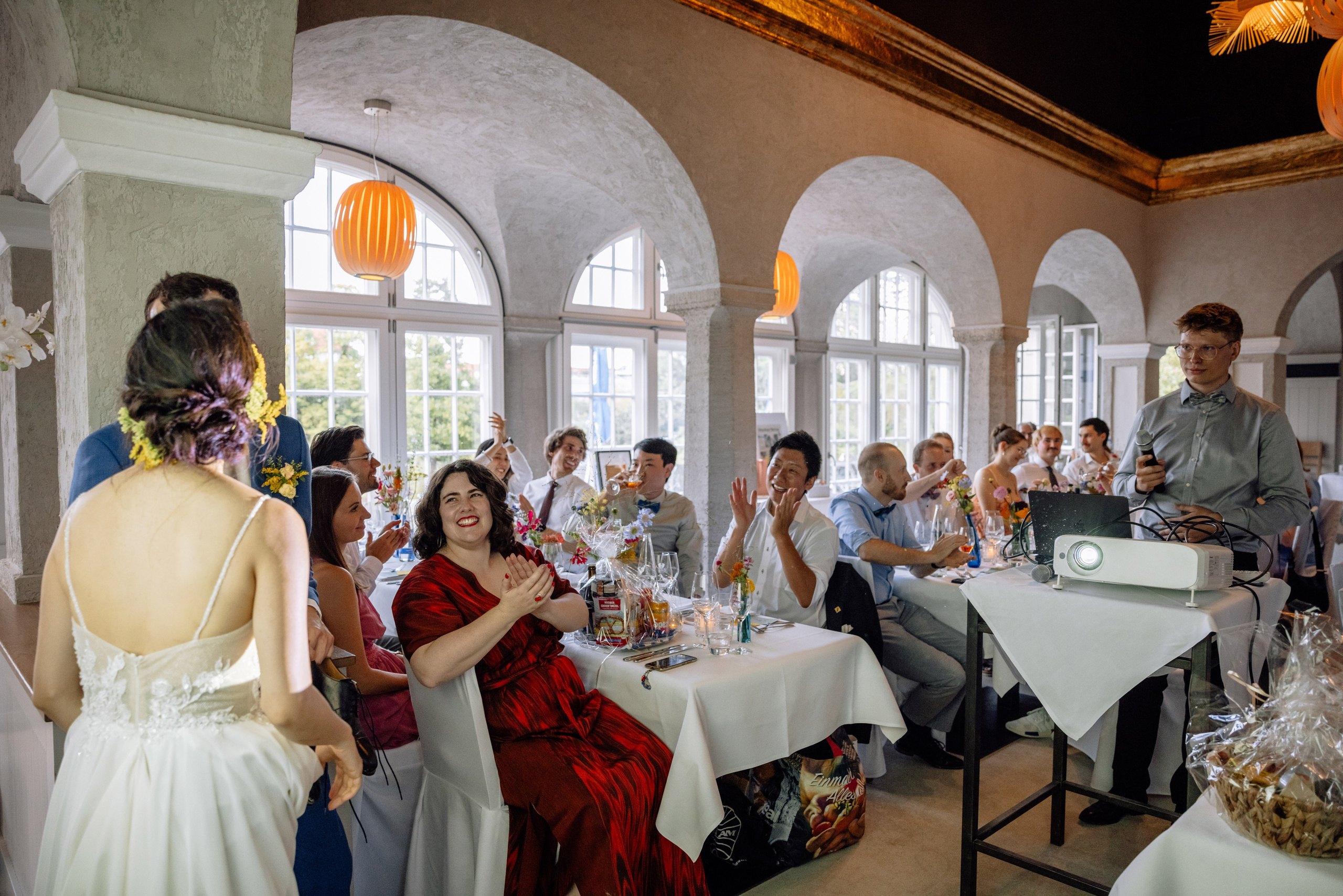 Café im Botanischen Garten. Deutsche - Japanische Hochzeit. Hochzeitsfotograf München Taufe Familienfotograf Tanja Mauke