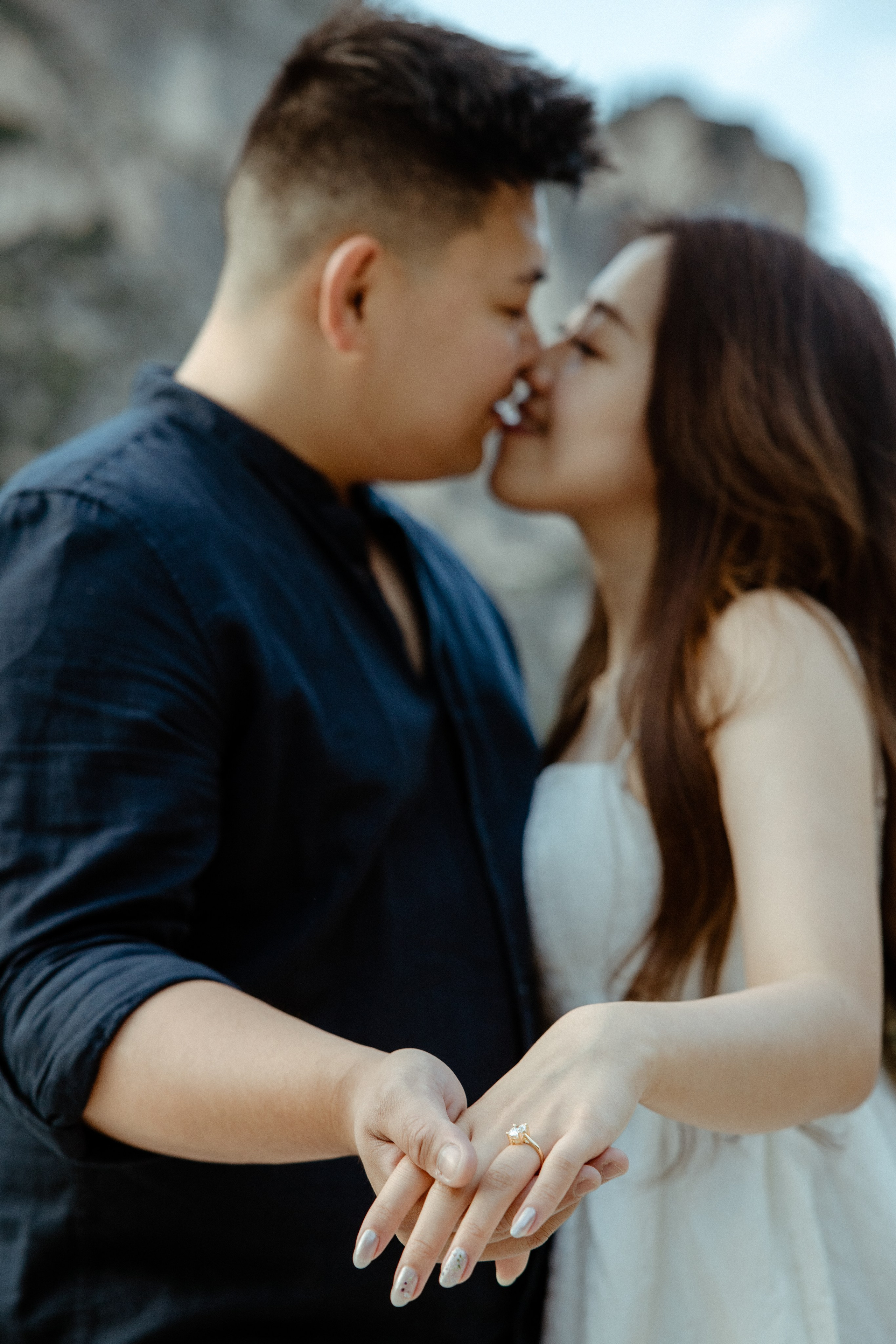 Sunrise proposal at Lago di Braies | Dreamy engagement in the Dolomites. Iceland elopement photographer & videographer