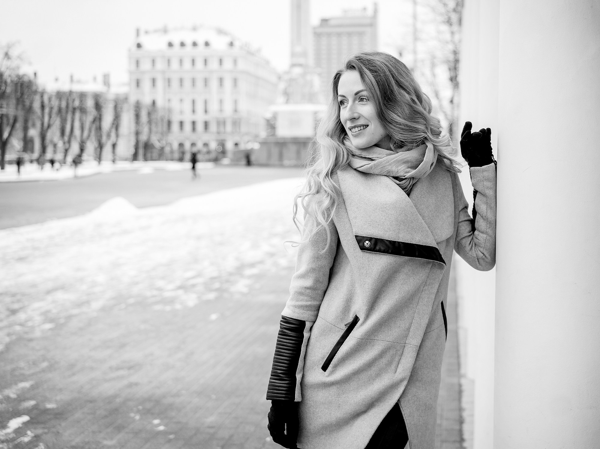 Portrait photography, art photo, black and white photo, Riga portrait photographer