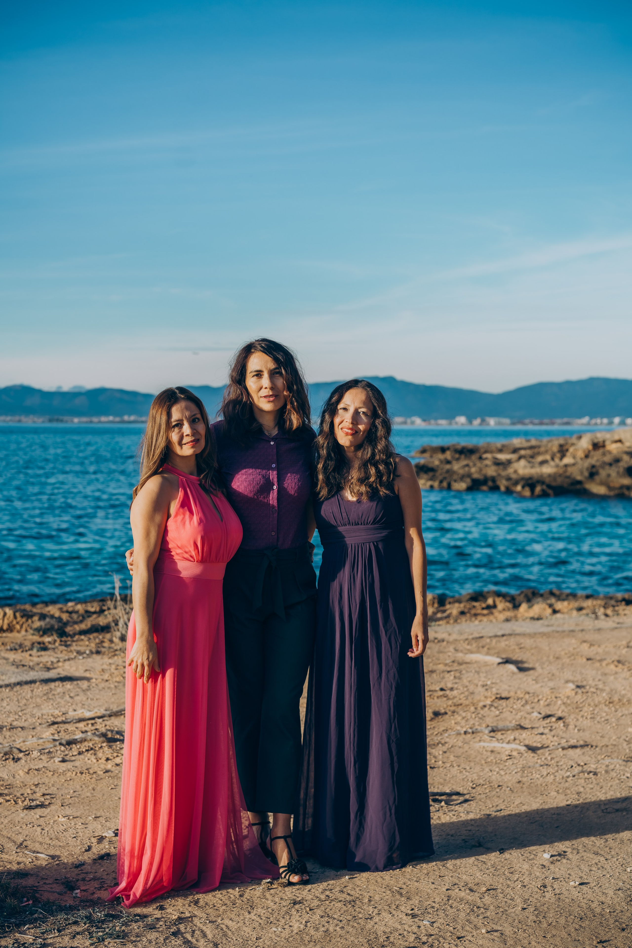 Brenda and friends. Photographer in Mallorca