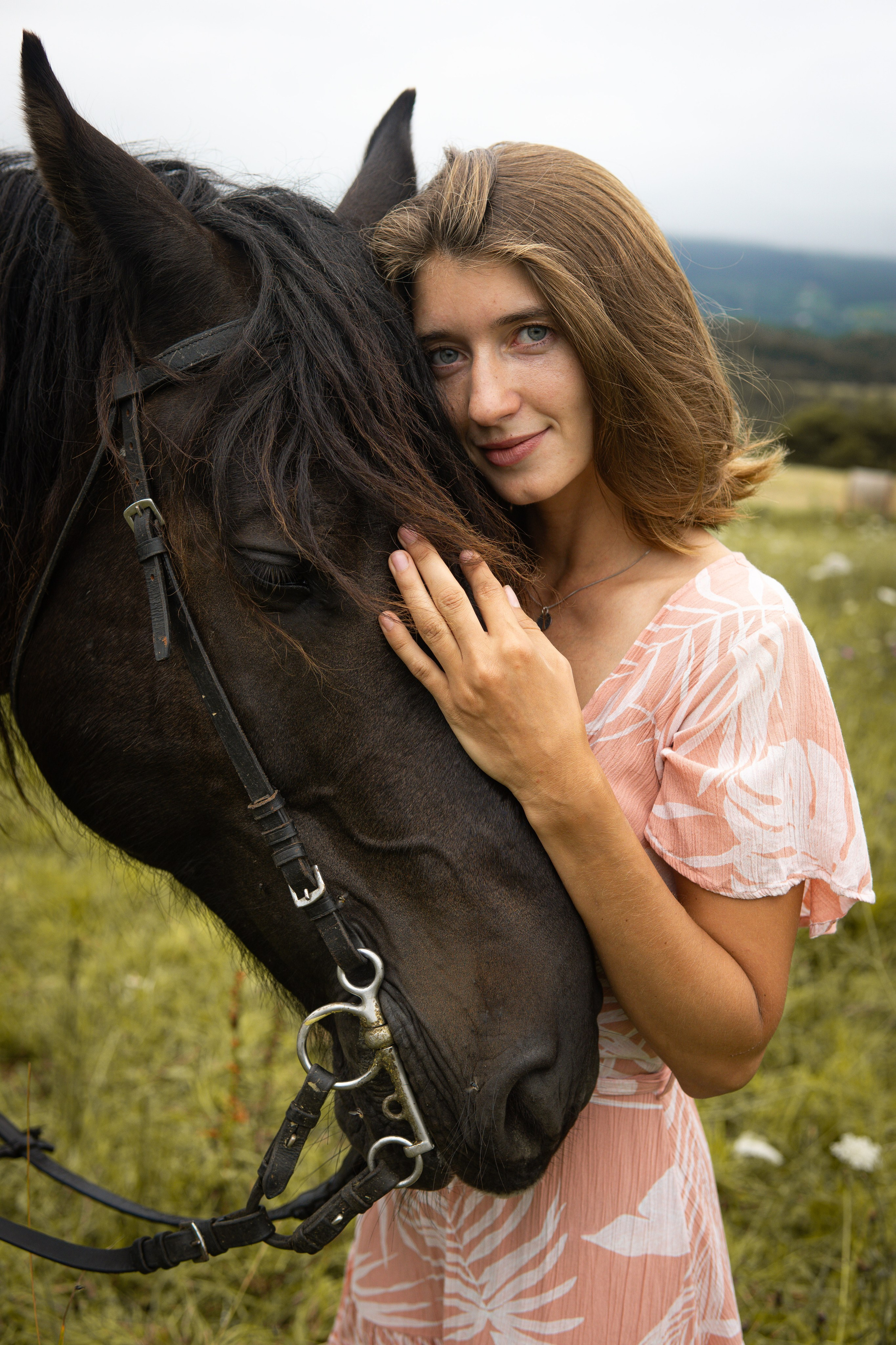 Kate and Her Horse: Portrait Photography in Asturias, Spain