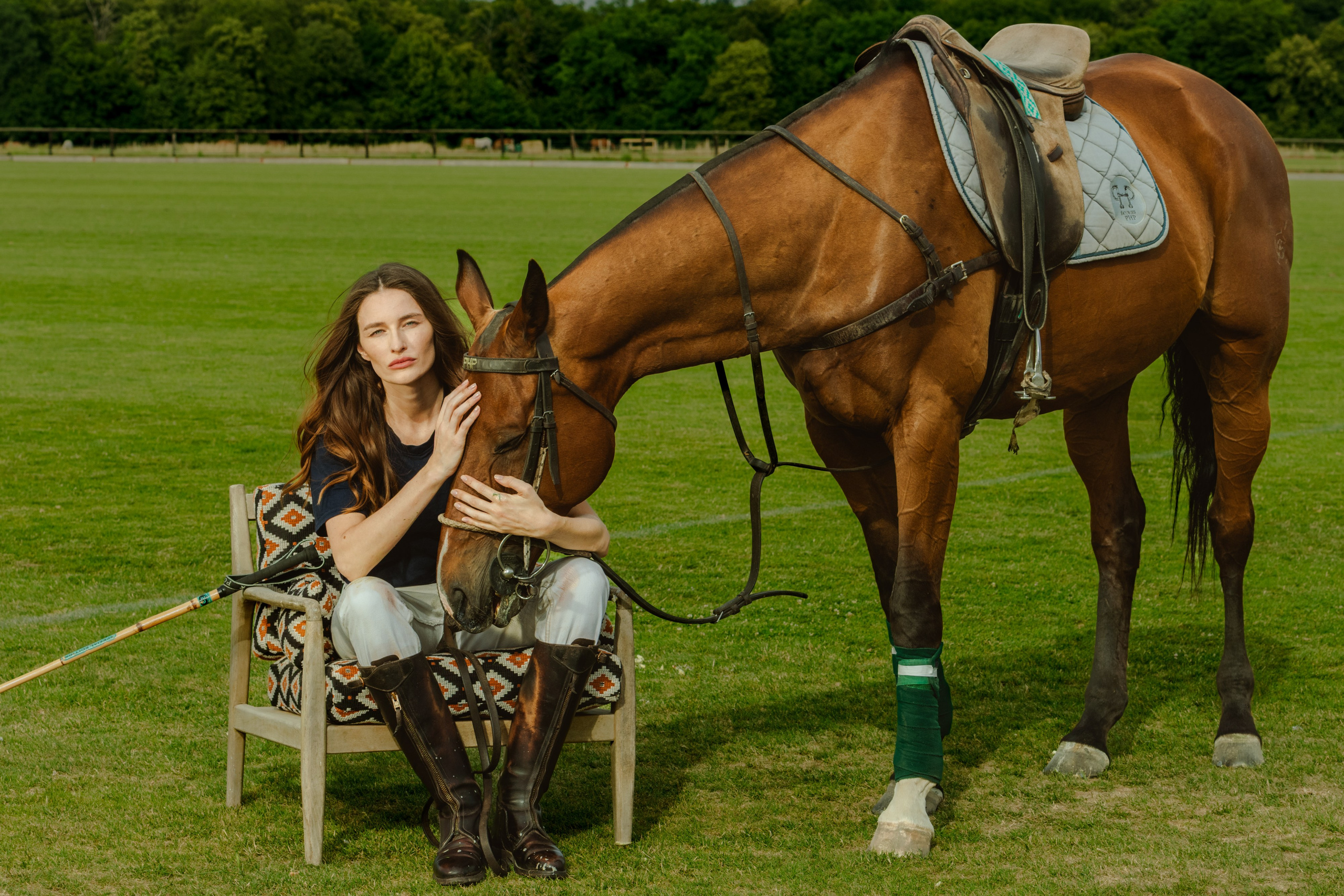 Cowgirl Spirit: An Equestrian Portrait Session in Chantilly