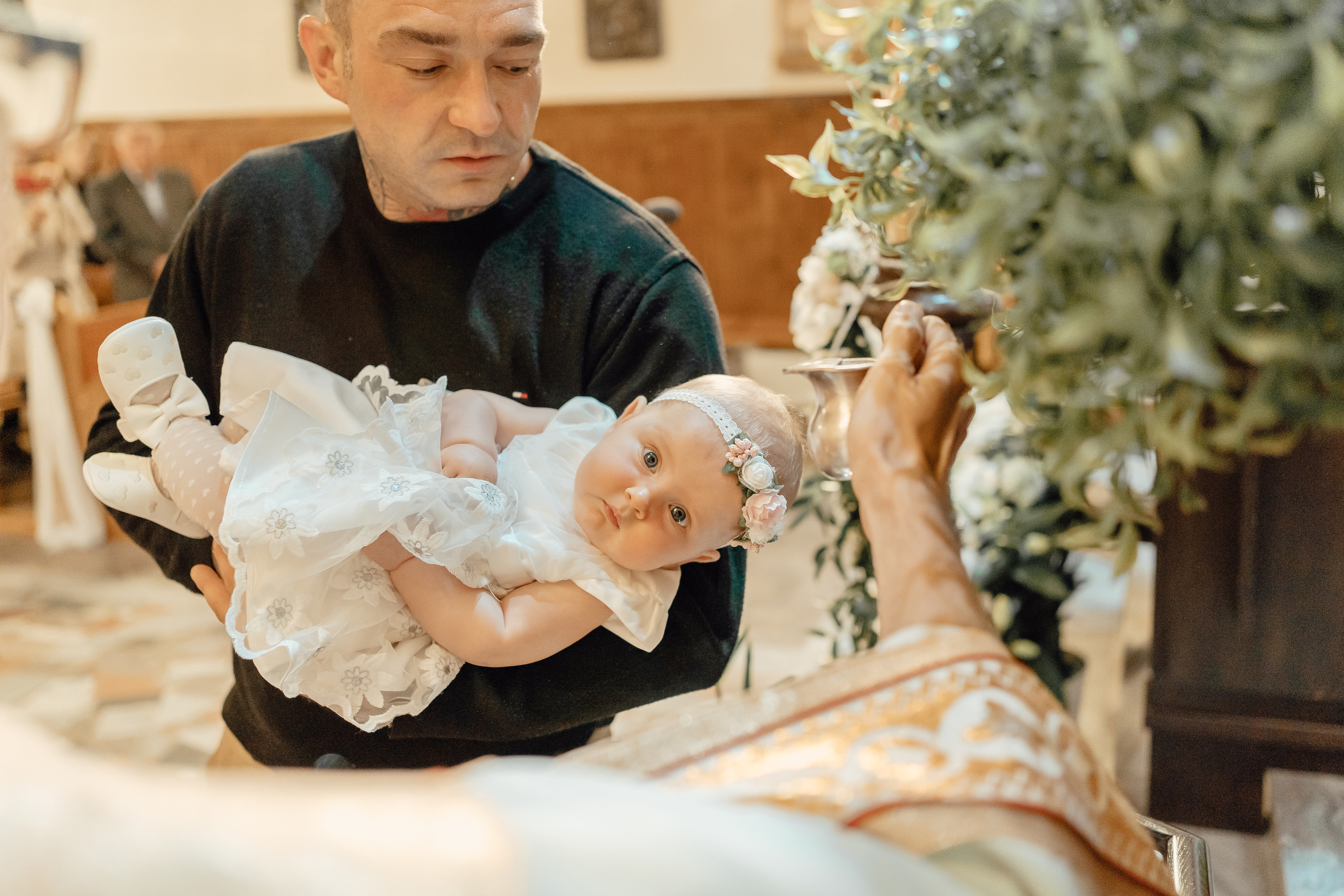 Reportaż z okazji chrztu świętego w Łodzi.