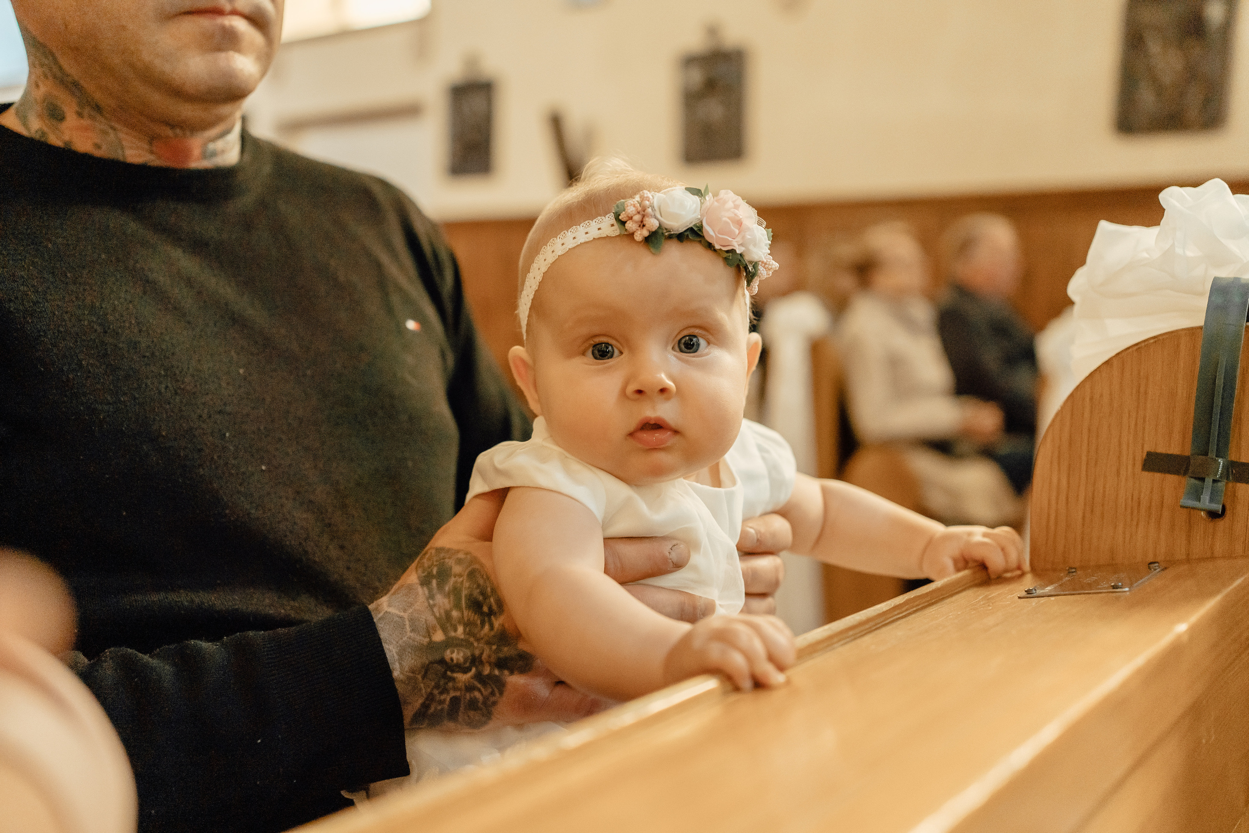 Reportaż z okazji chrztu świętego w Łodzi.