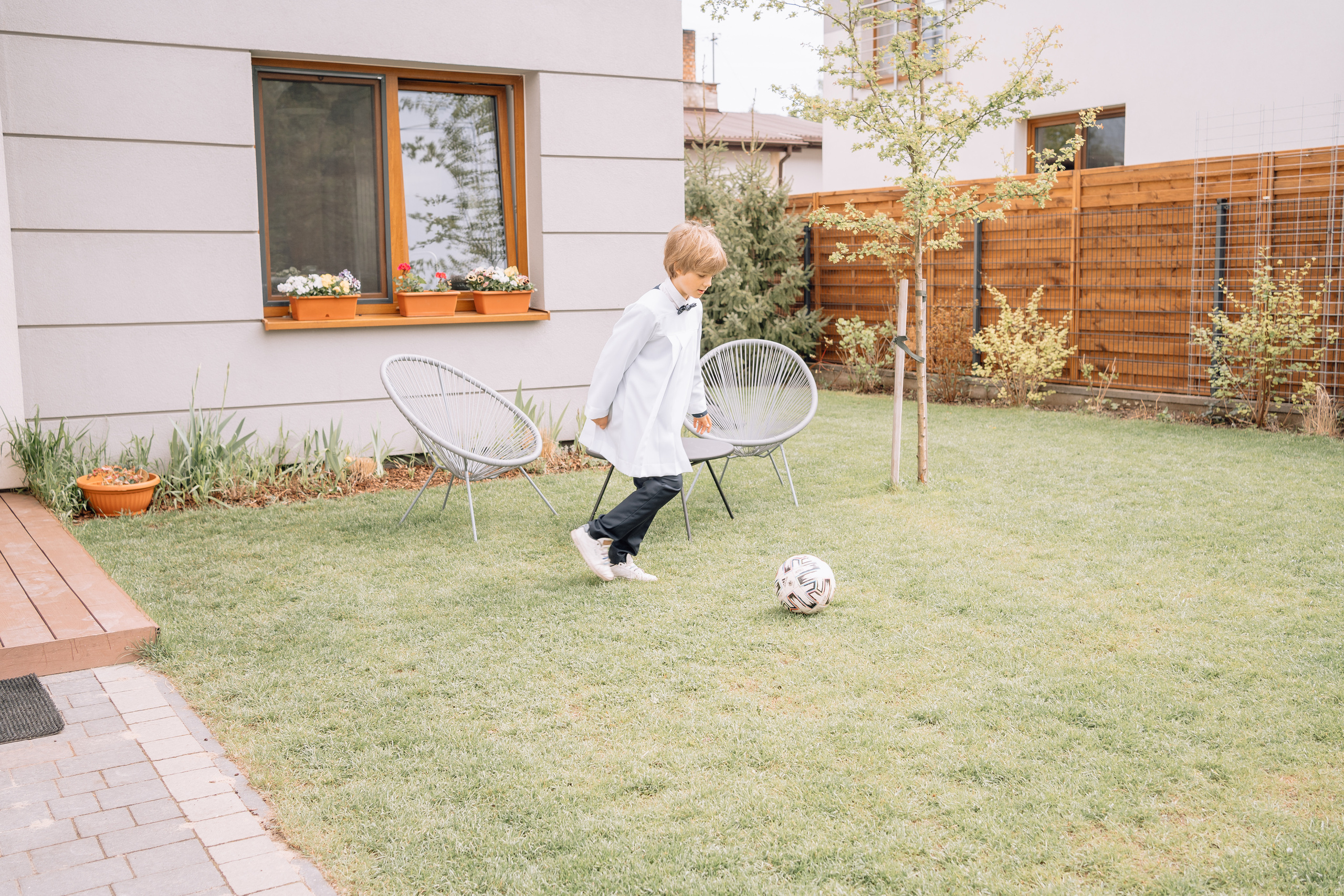 Reportaż z okazji przystąpienia do pierwszej komunii w Łodzi.