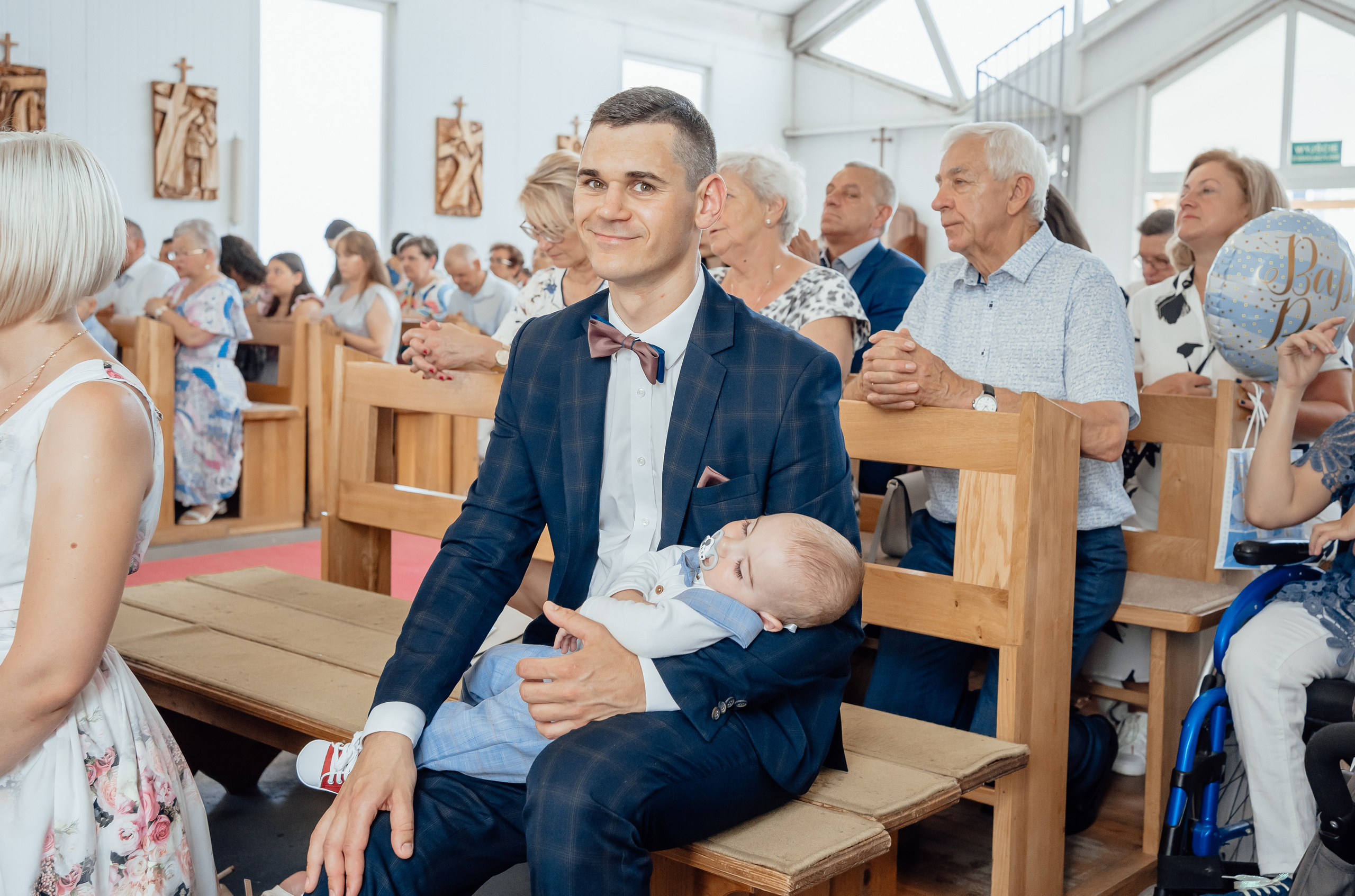 Reportaż z okazji chrztu świętego w Łodzi.