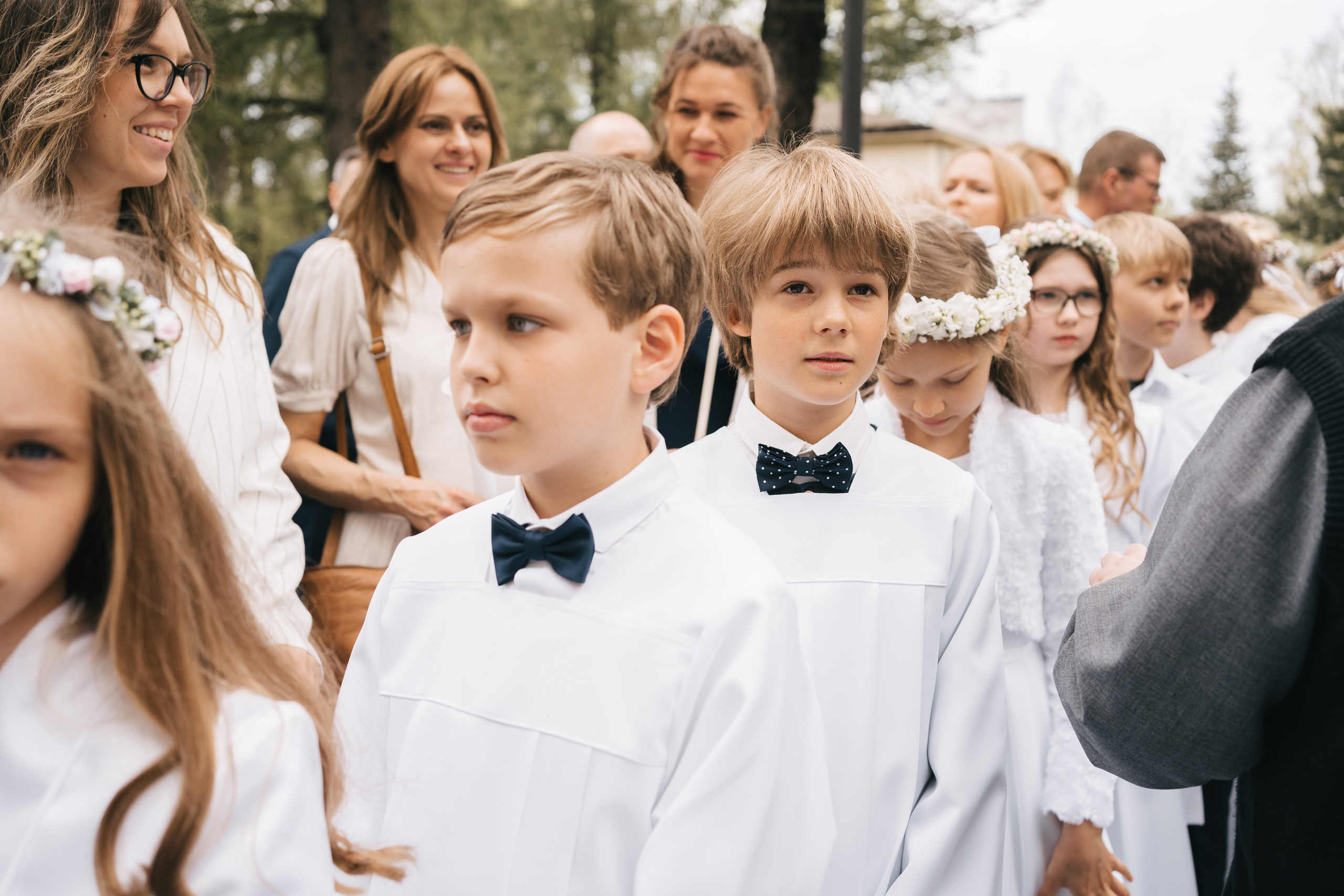 Reportaż z okazji przystąpienia do pierwszej komunii w Łodzi.