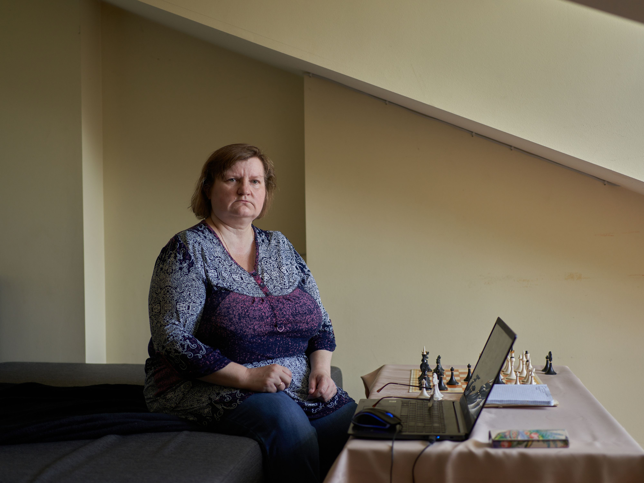 Natalia is in Georgia temporarily. She is waiting for visa approval to reunite with her family, who had previously emigrated to the United States.