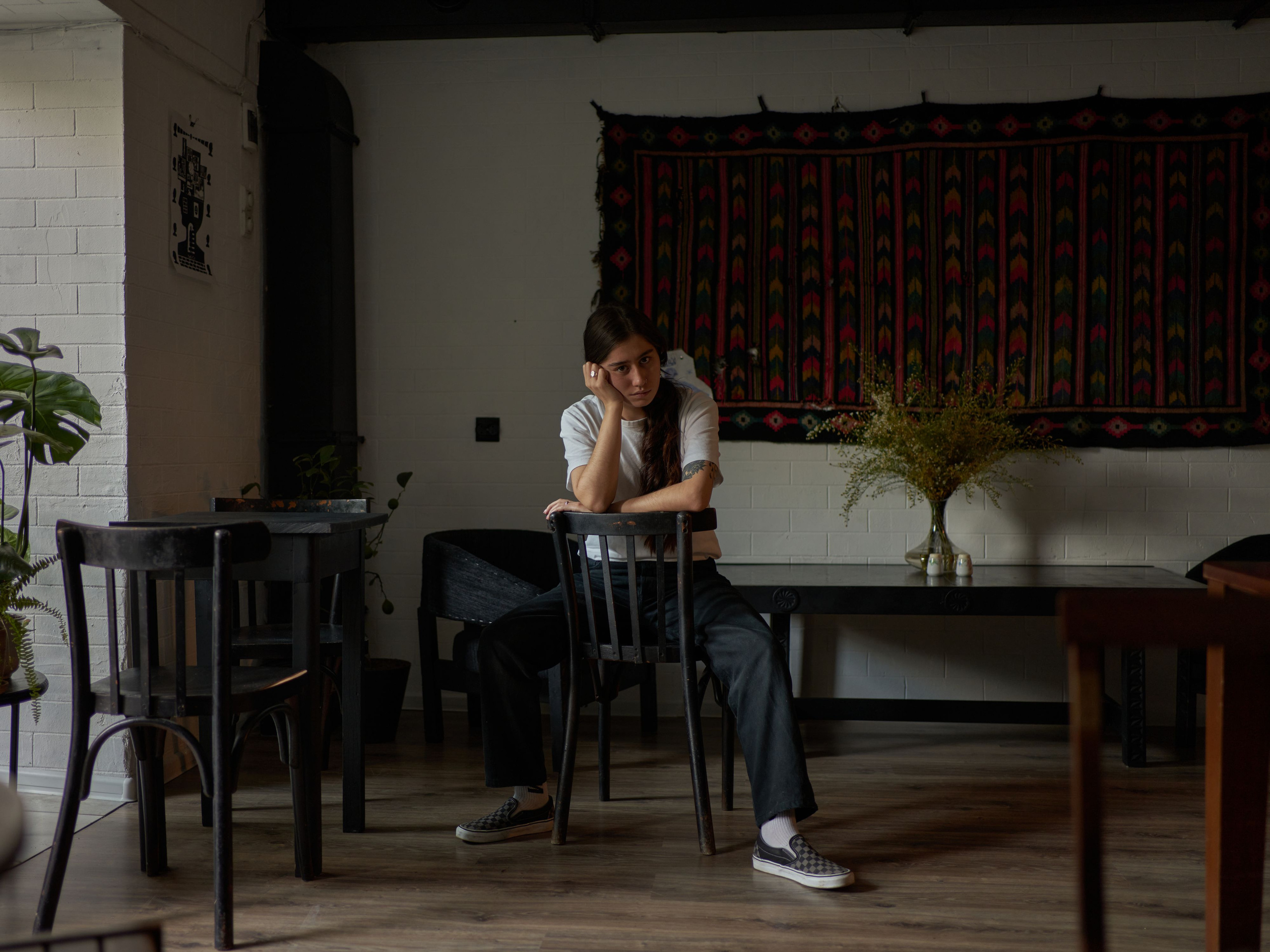 Zhanna opened a vegan cafe in Tbilisi. She may have adapted better than anyone else in her new country, but she also wants to return home more than anyone else.