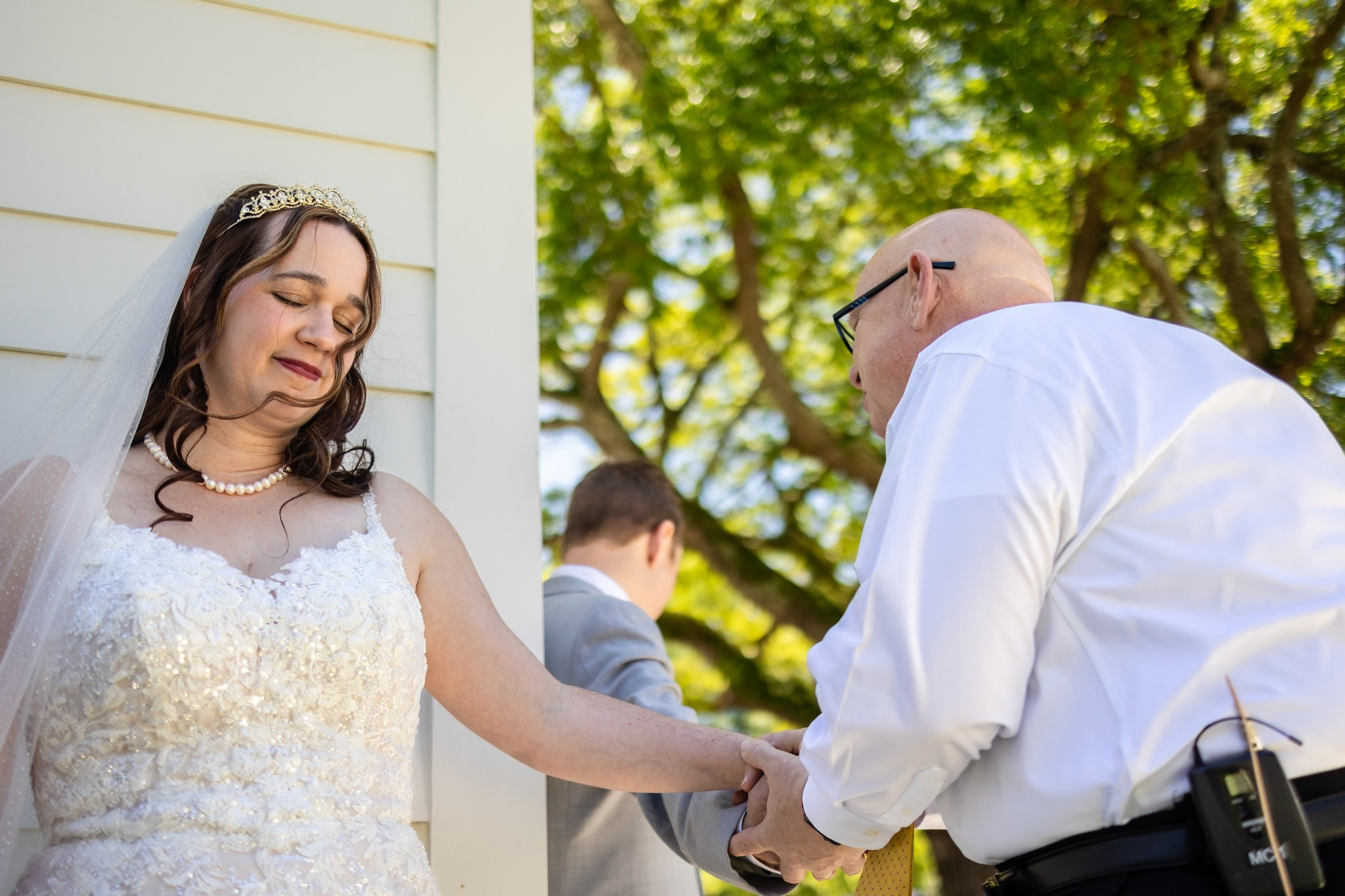Bryan and Jessica at The Coastal Community Church in Charleston South Carolina. Wedding and portrait photography in Greenville SC