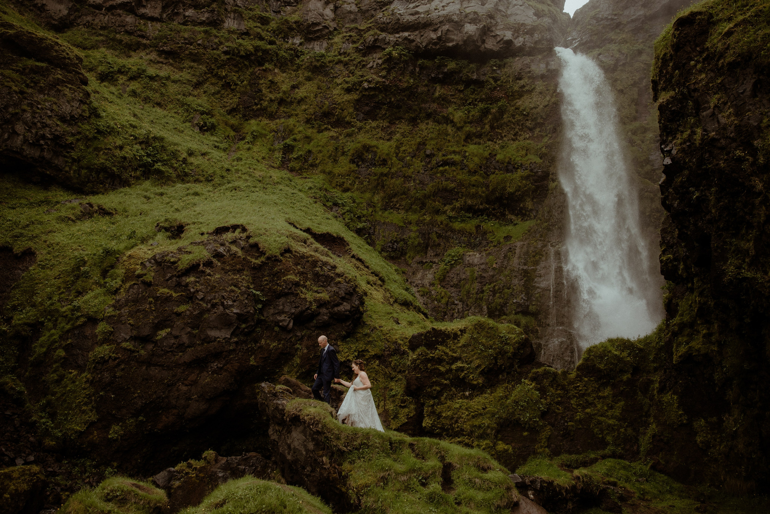Iceland Elopement at Black Sand Beach. Iceland elopement photographer & videographer