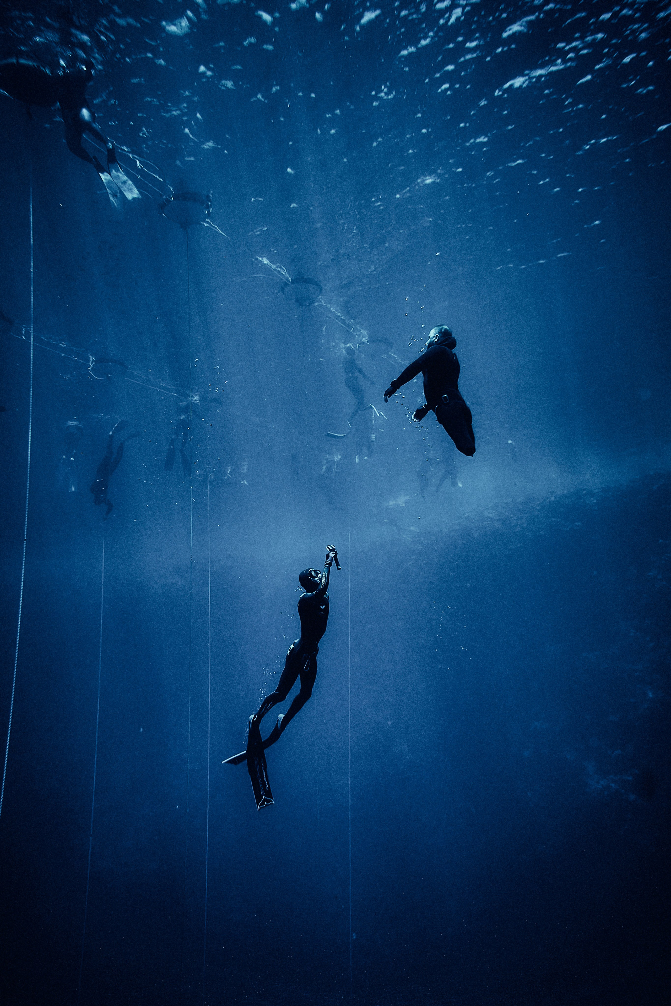 No SCUBA, no mask, no fins, even NO LEGS... Just one breath...Sometimes the power of human nature can send shivers down your skin...Freediving without legs in the Blue Hole, Dahab, Egypt - Andriej Szypilow - photas.online - photography & wideography