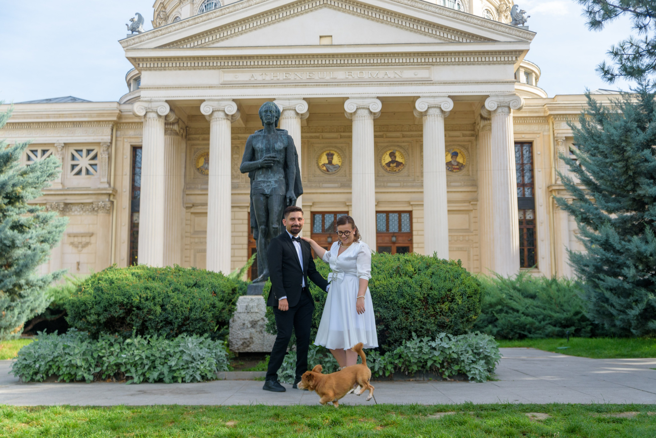Sedinta foto cuplu Ateneu Bucuresti