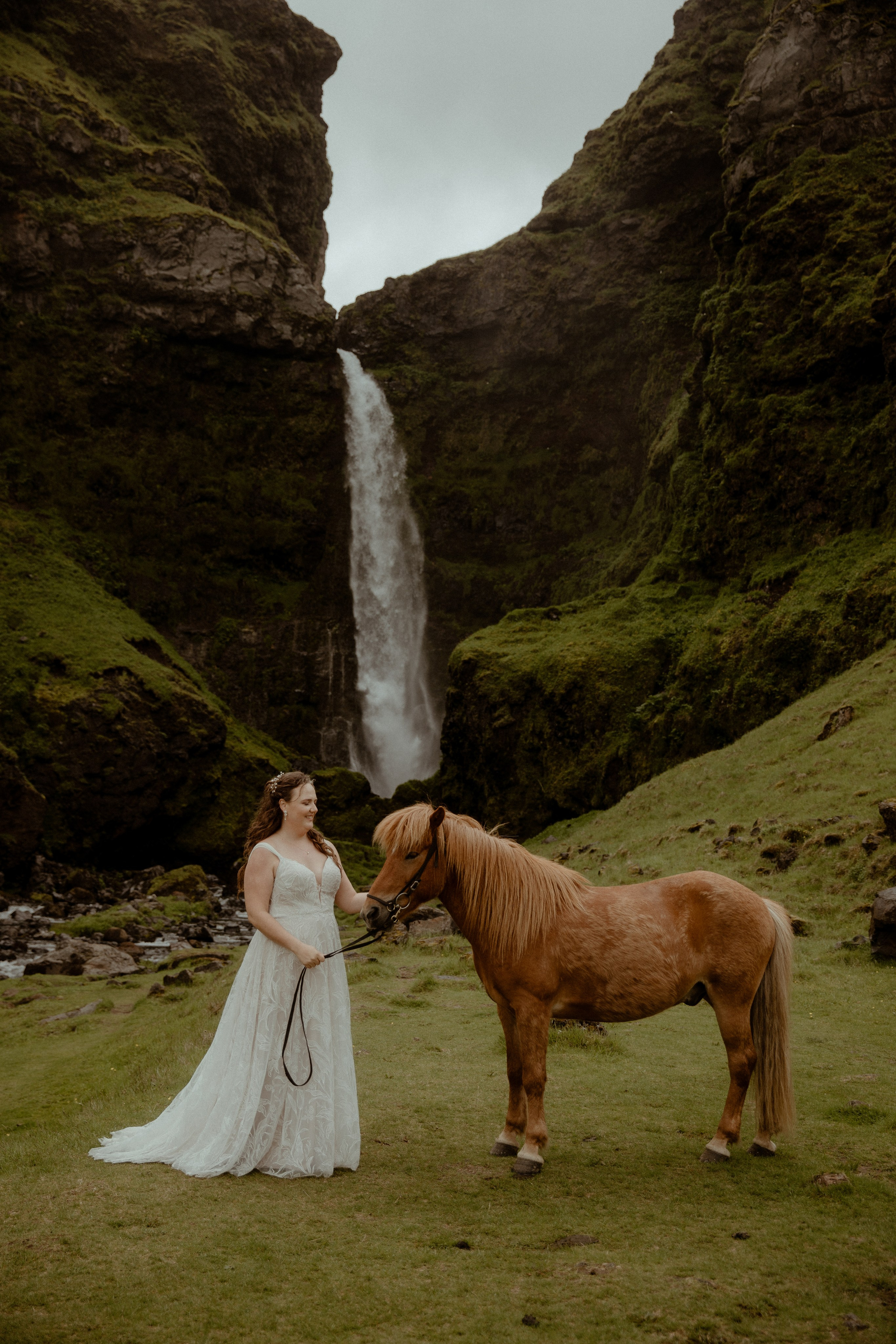 Iceland Elopement at Black Sand Beach. Iceland elopement photographer & videographer