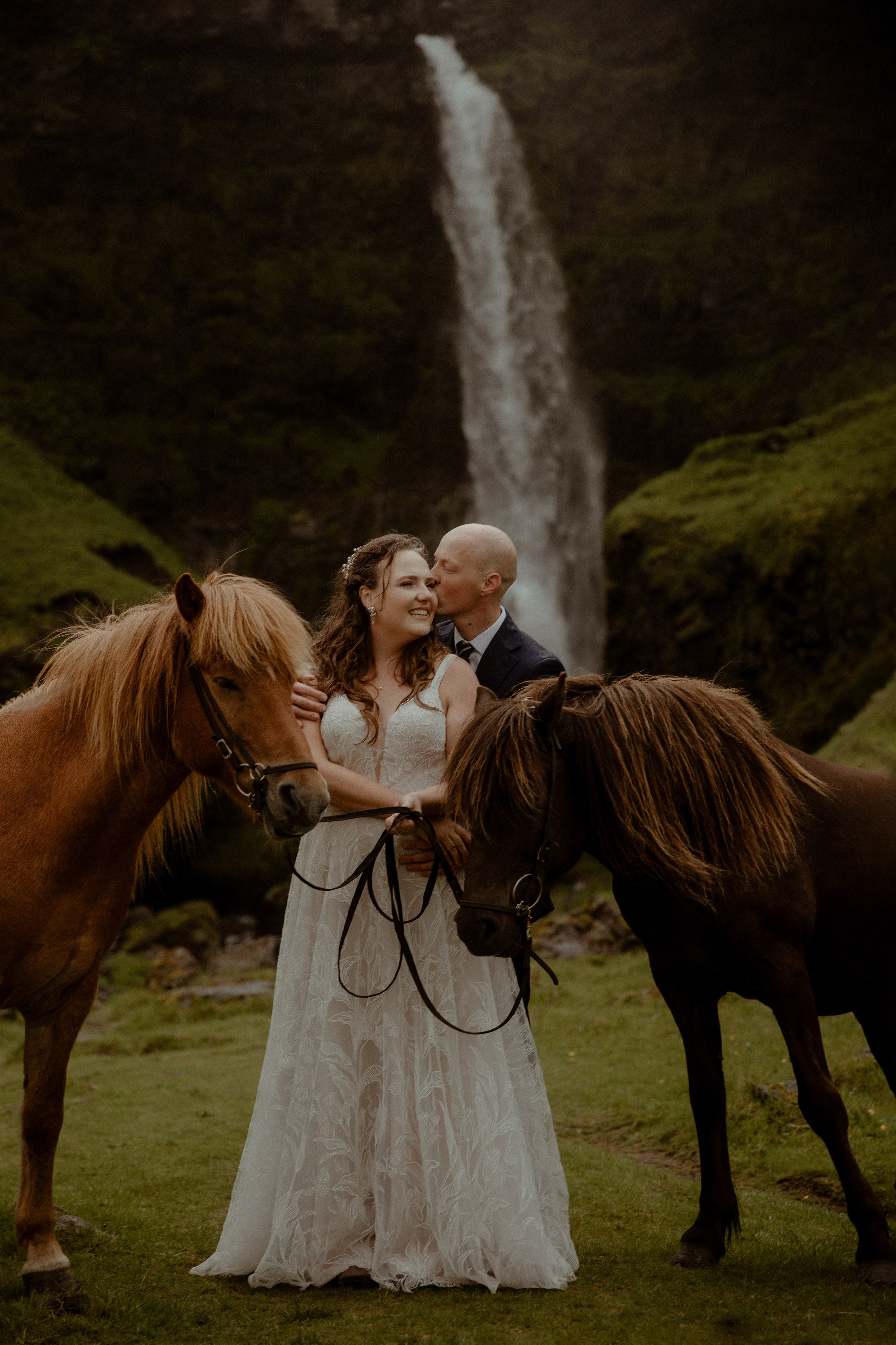 Iceland Elopement at Black Sand Beach. Iceland elopement photographer & videographer
