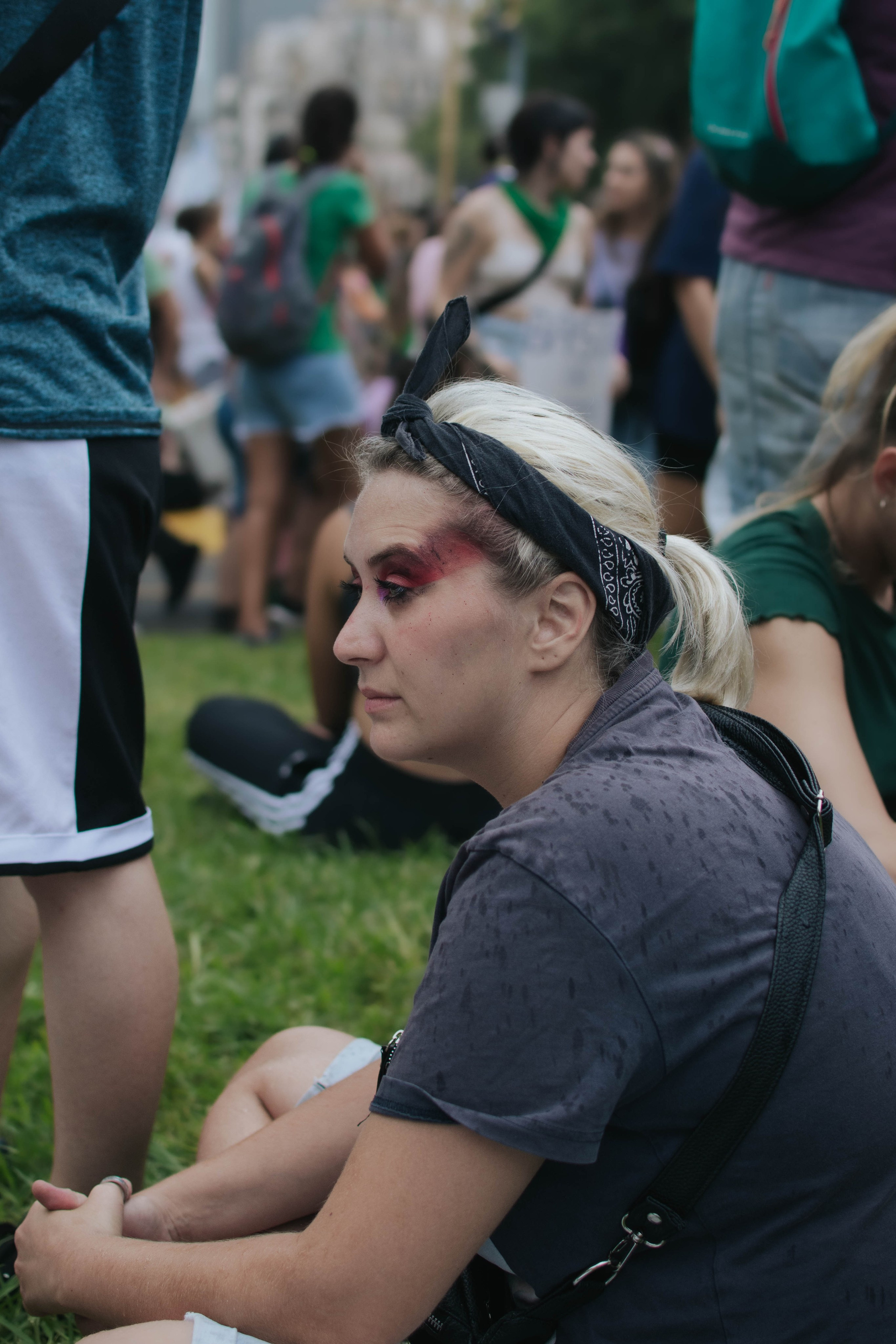 The Women’s March and our embroidery action. Reportage. Buenos Aires. Photographer @elmirkami in the city of Buenos Aires