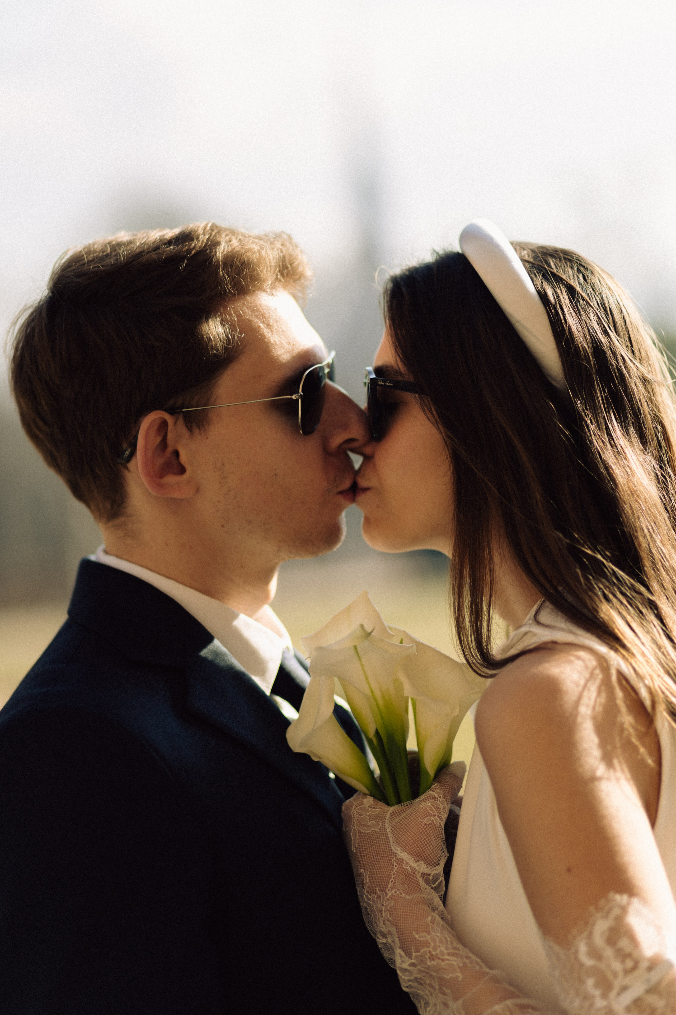 Intimate wedding portraits in Turin