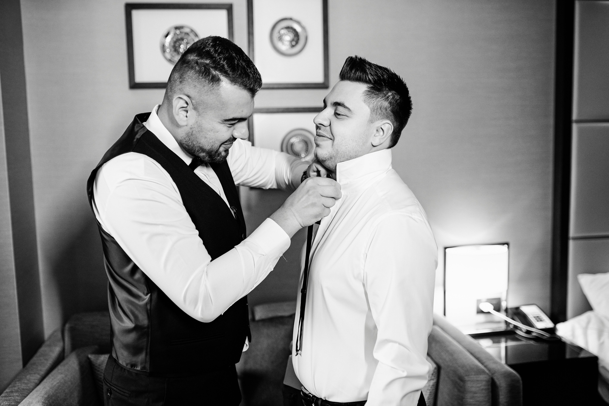 Wedding photography. Acasă