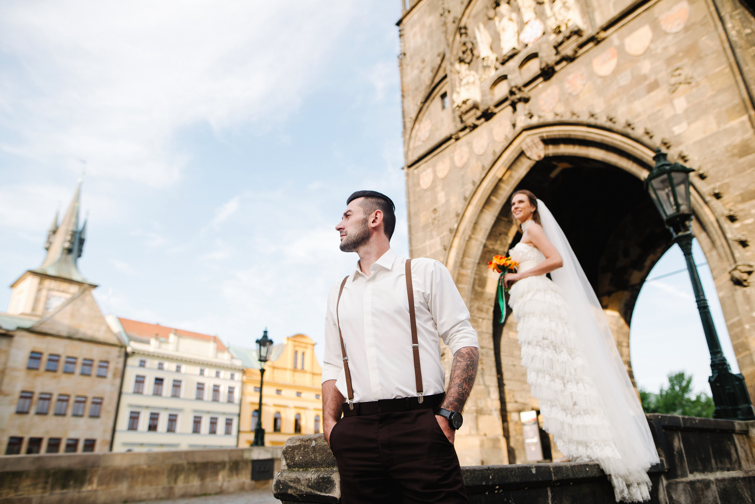 Hochzeitsfotografie und Paarfotoshootings in Prag