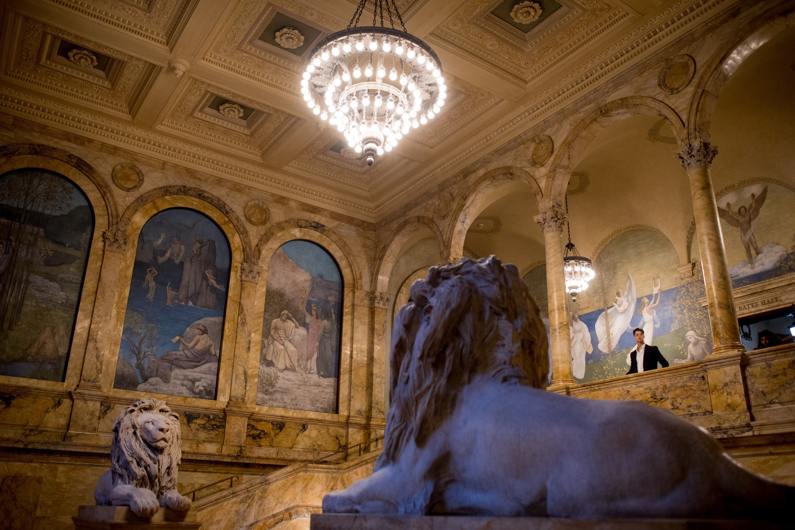 Capturing Boston’s Essence: John’s Photoshoot at Boston Public Library. Wedding photographer in Orlando, Boston & New York Anderson Marques