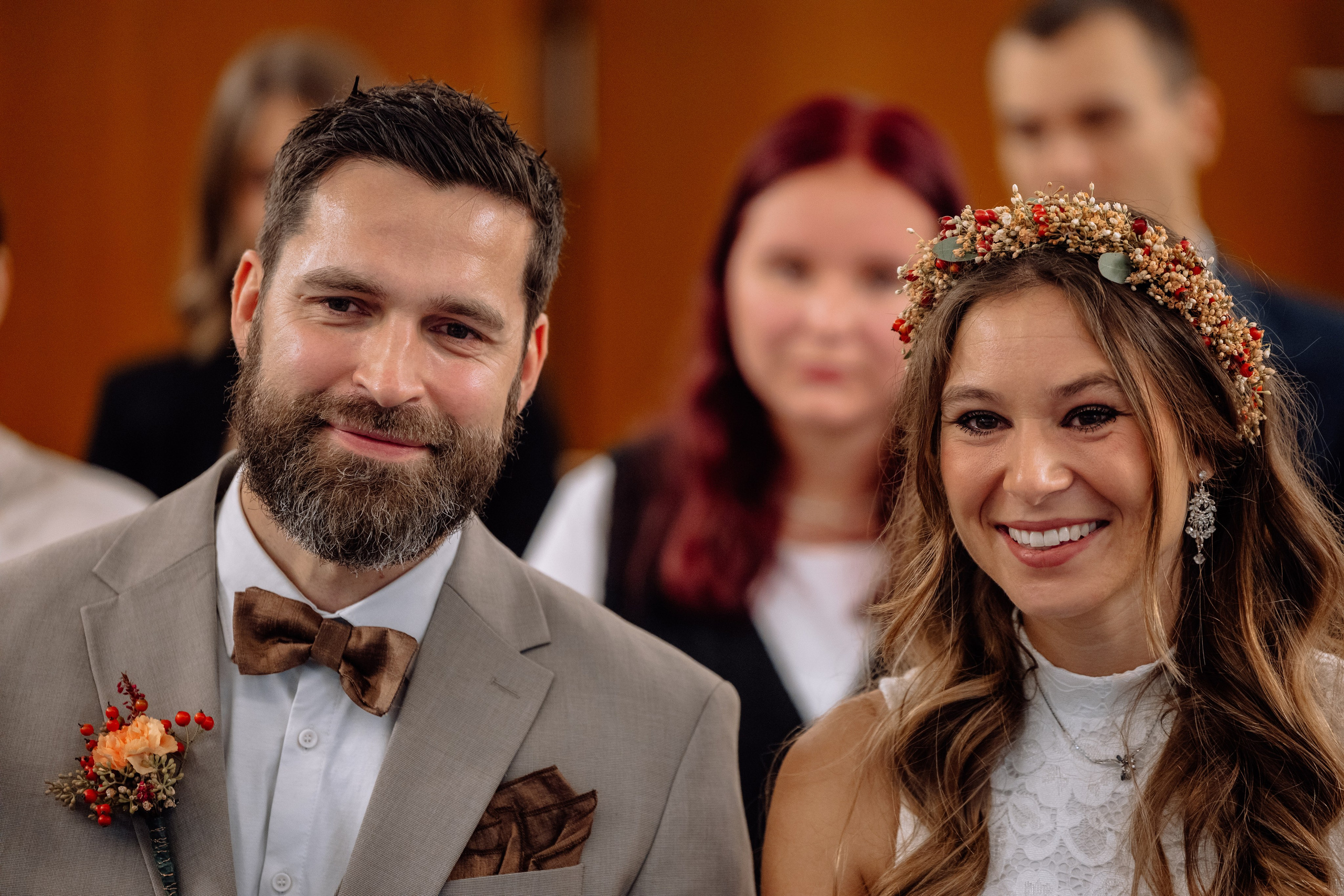 Herbsthochzeit im Standesamt Schwabing. Hochzeitsfotograf München Taufe Familienfotograf Tanja Mauke