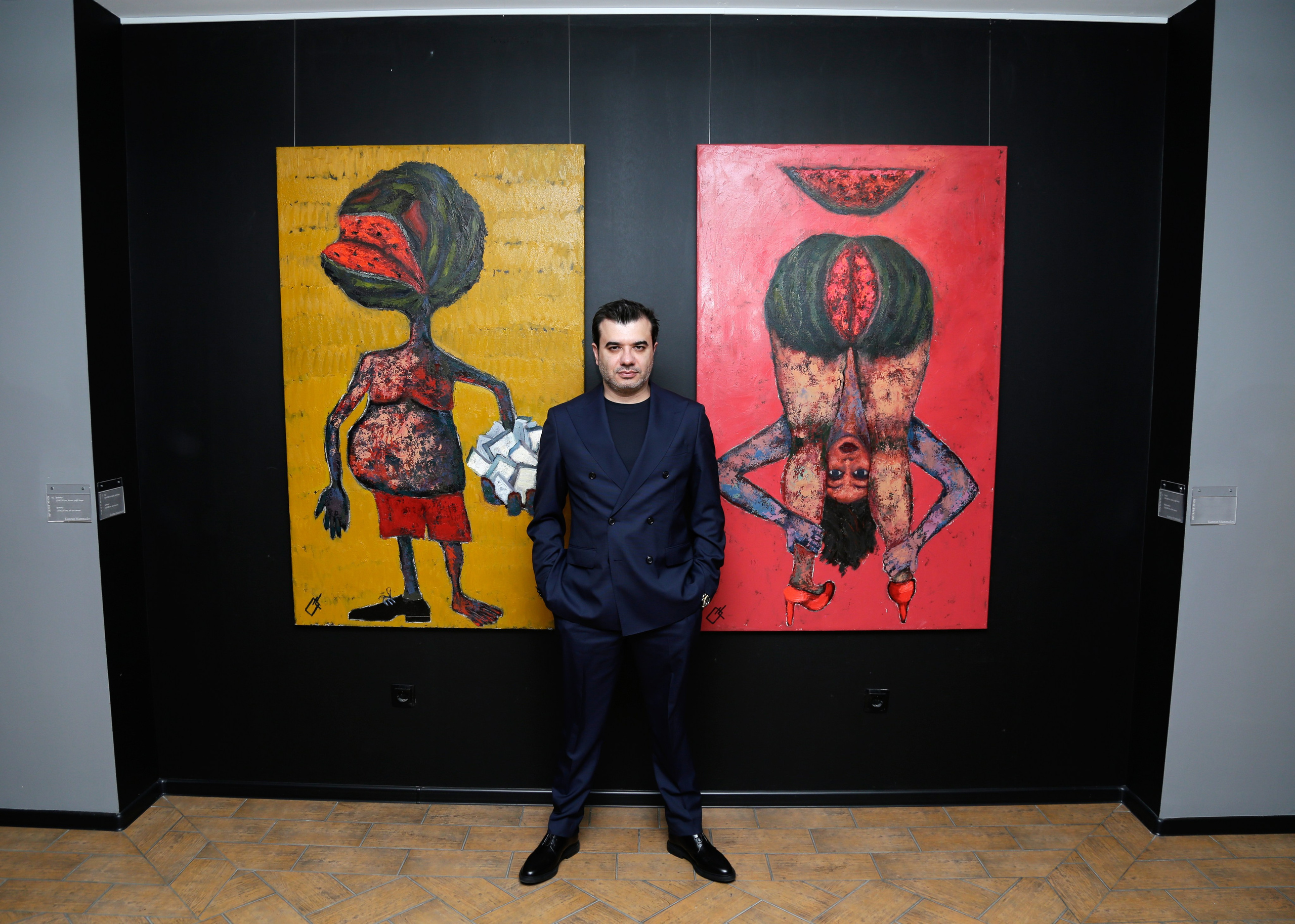 Photo report of “Interpretation” solo exhibition of Kamran Mammadov. KAMRAN MAMMADOV ART