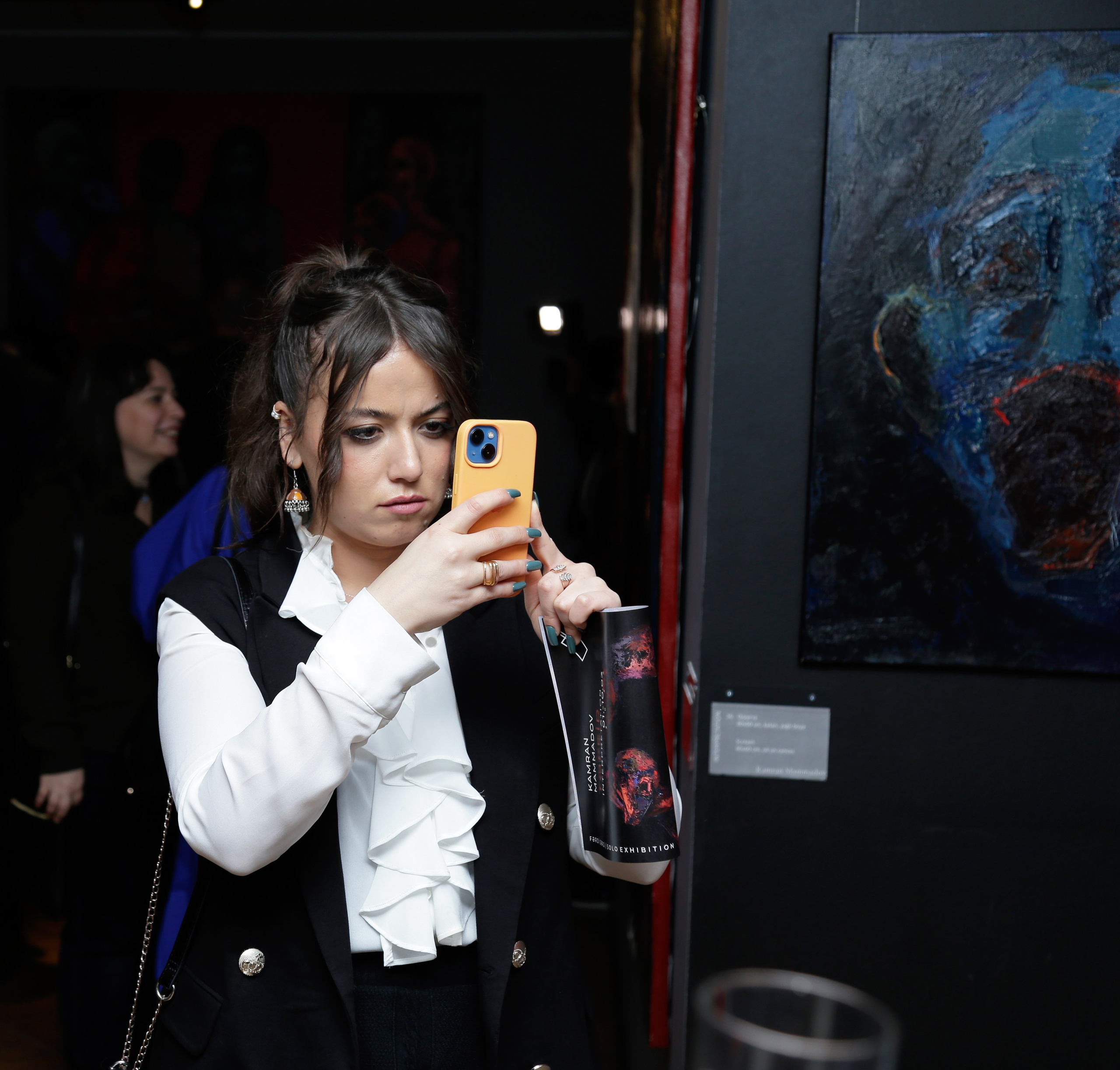 Photo report of “Interpretation” solo exhibition of Kamran Mammadov. KAMRAN MAMMADOV ART