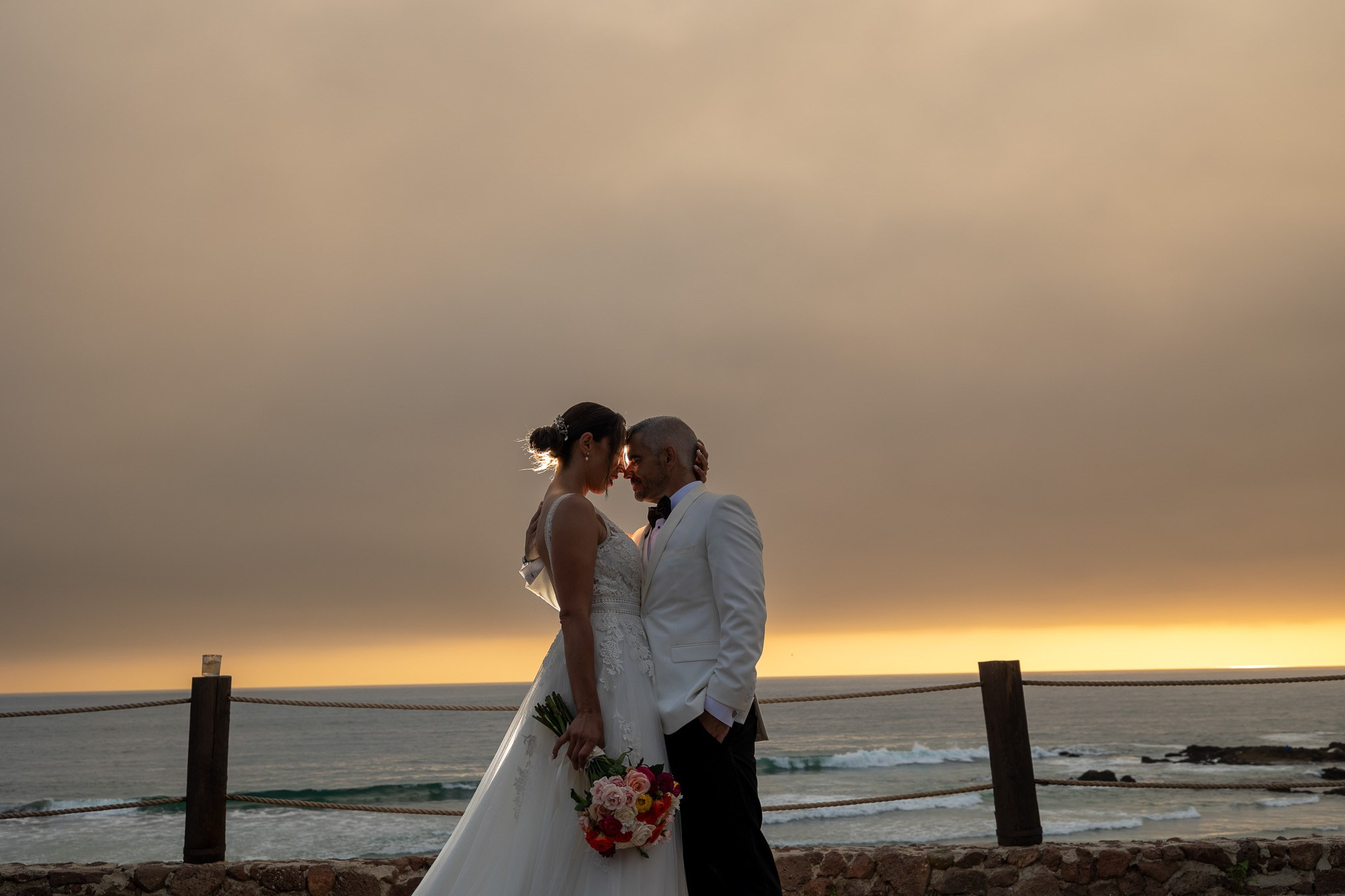 Castillos del Mar Rosarito Boda Michell y Laurent. Estudio de fotografia en Tijuana