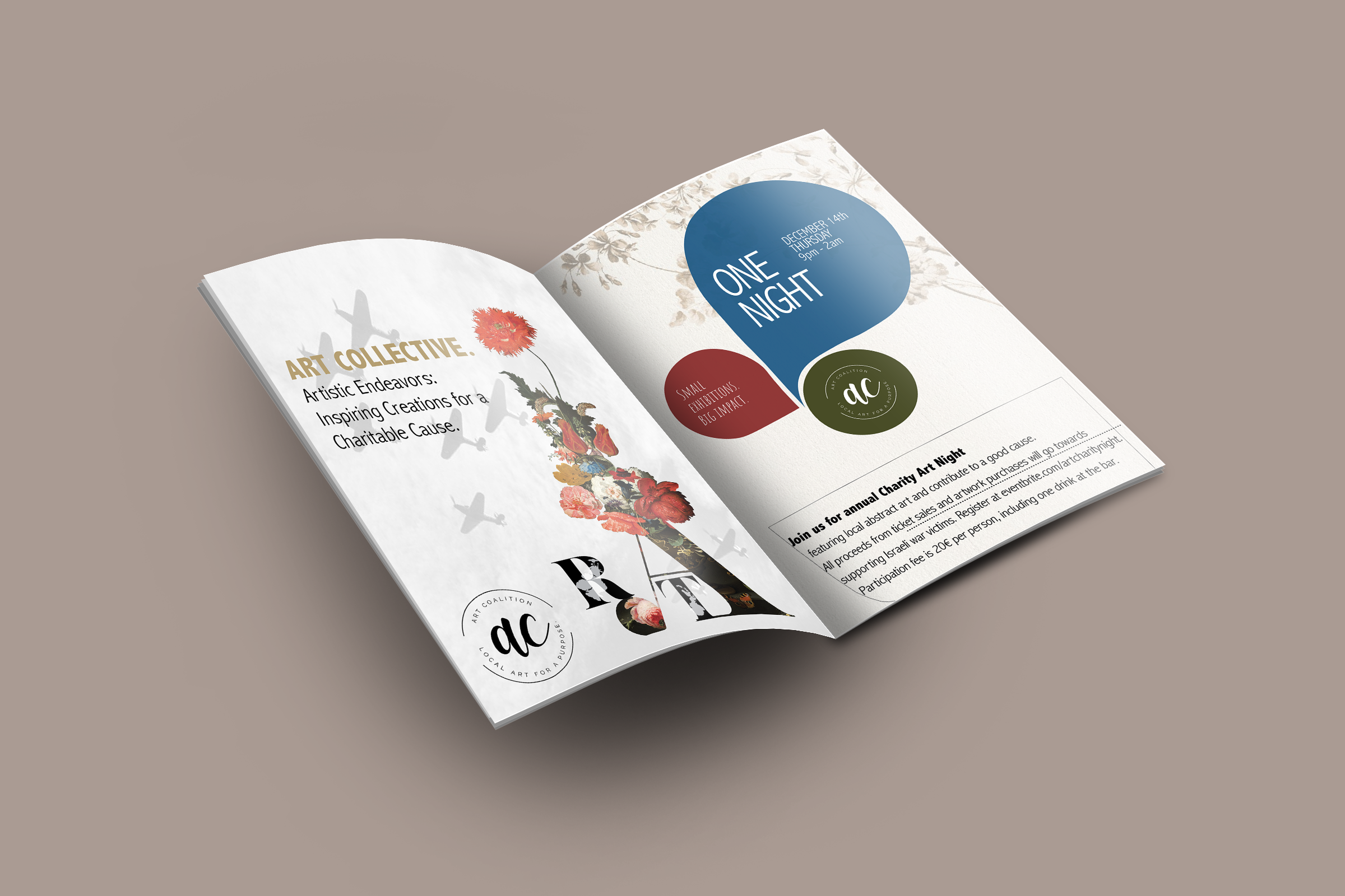 ART COLLECTIVE CHARITY EVENT, BRANDING CAMPAIGN. Divignbytehilah.com