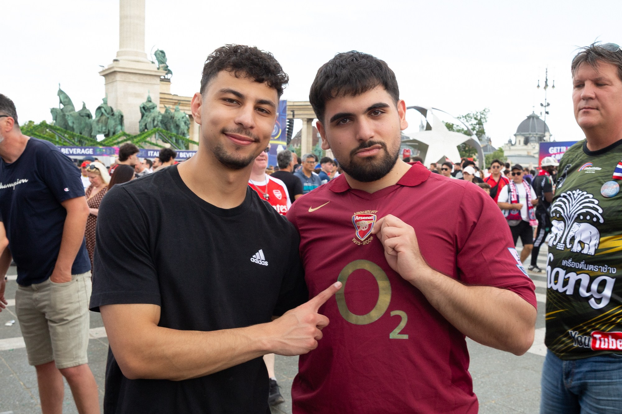 UEFA Champions League Final. Arsenal vs PSG. Budapest 2026. Arsenal Fan Zone. Photographer in Budapest — Yura Knyazev