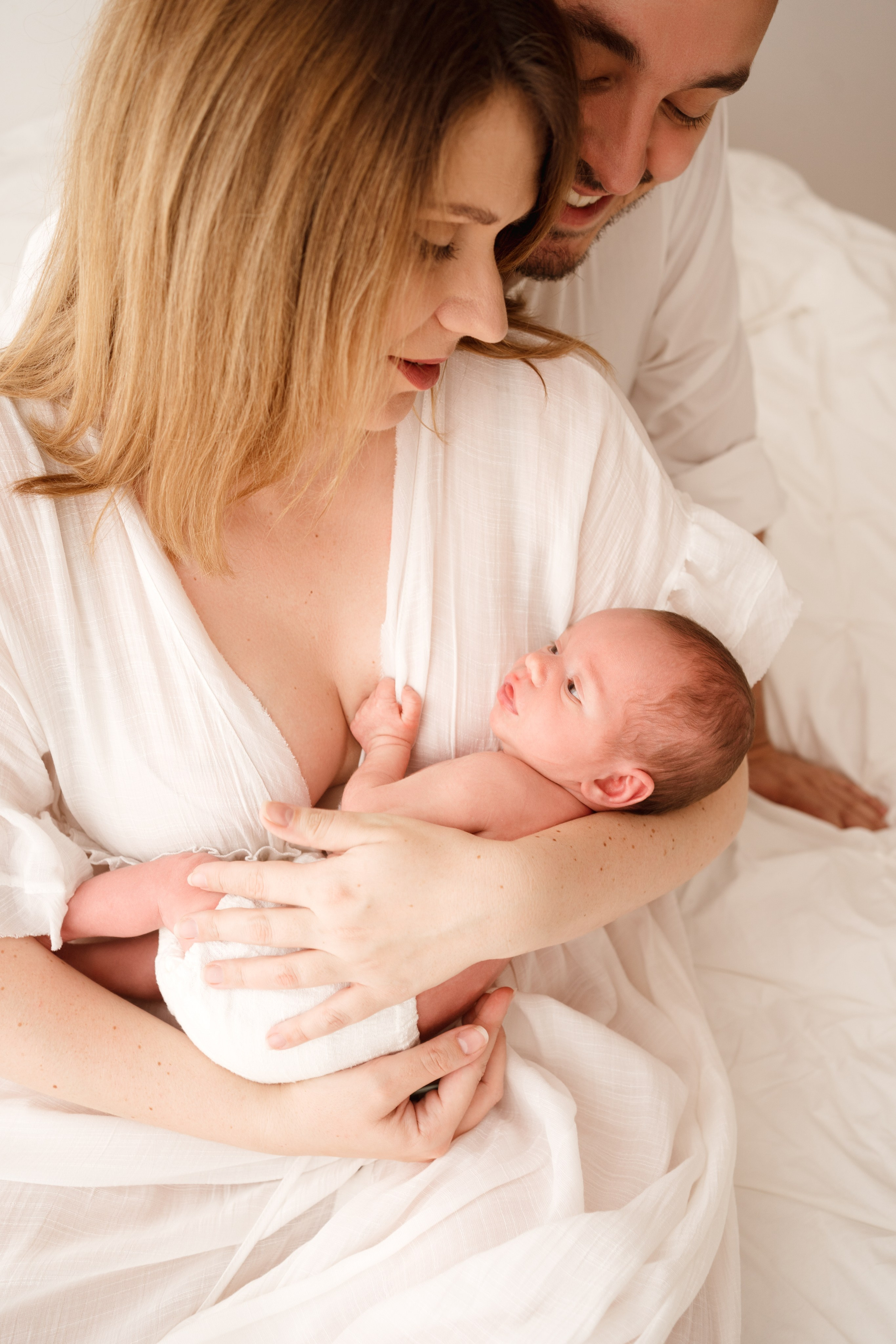 Sesja noworodkowa w świątecznym wydaniu. Fotograf Łódź - sesja ciążowa, noworodkowa, dziecięca. Studio w Łodzi