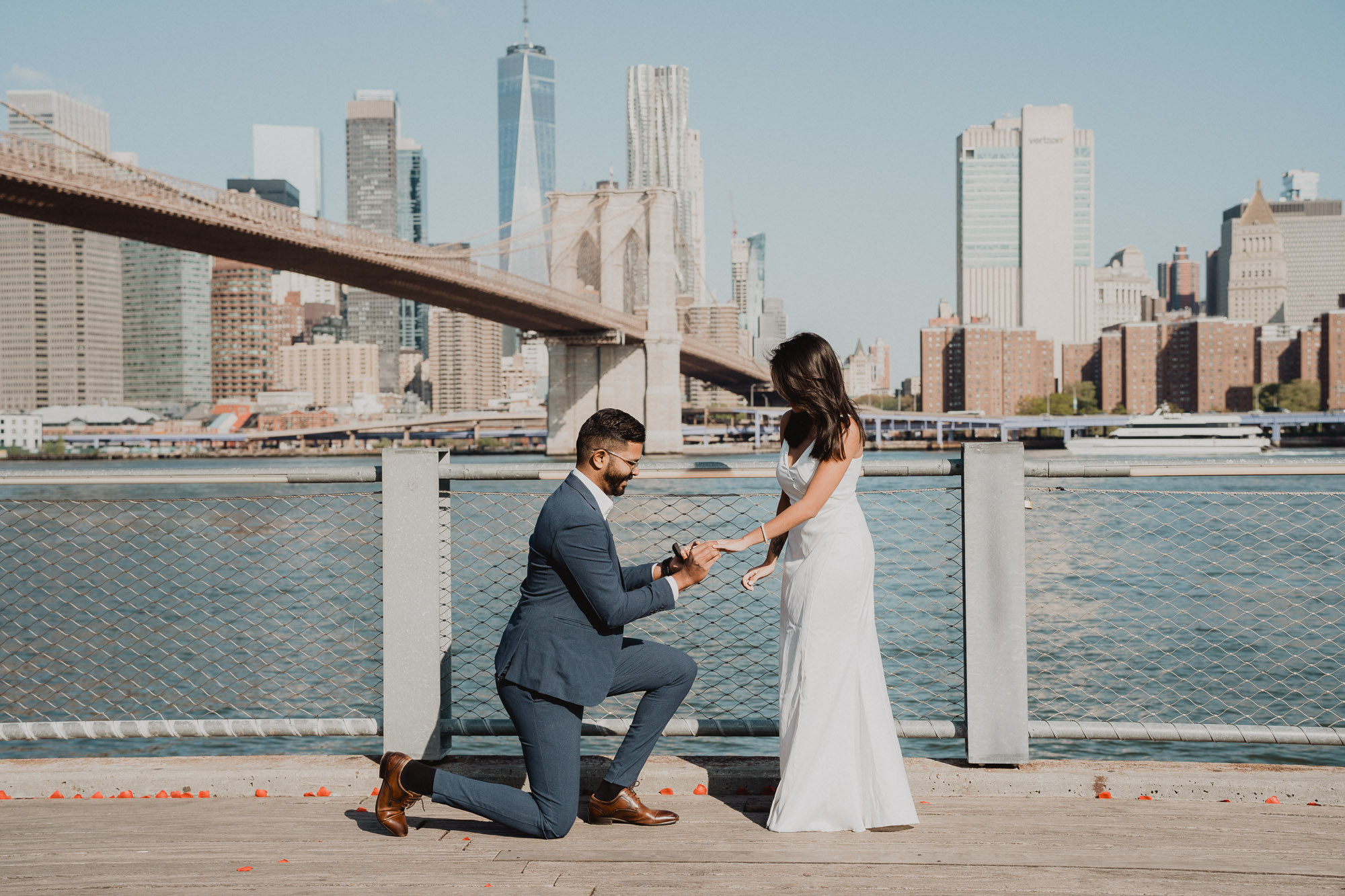 Praveena&Francis Proposal. Photographer in New York Faery By Mary
