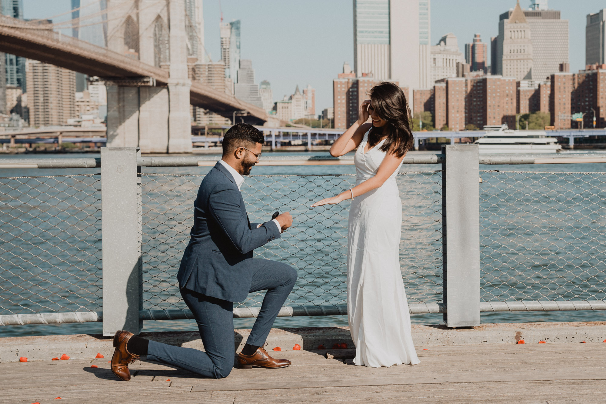 Praveena&Francis Proposal. Photographer in New York Faery By Mary