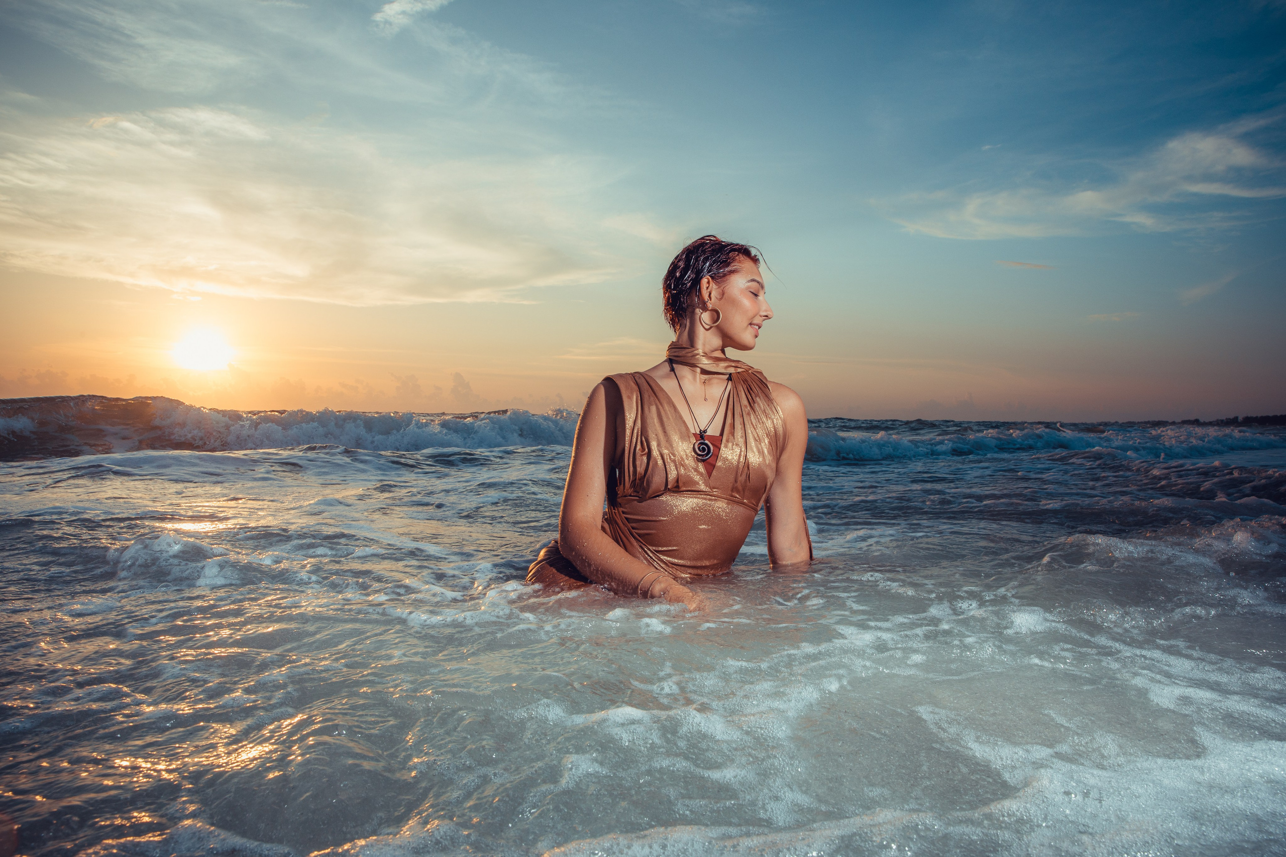 Along the Azure Shore. Fine Art Photography by Ksenia Mirnaya