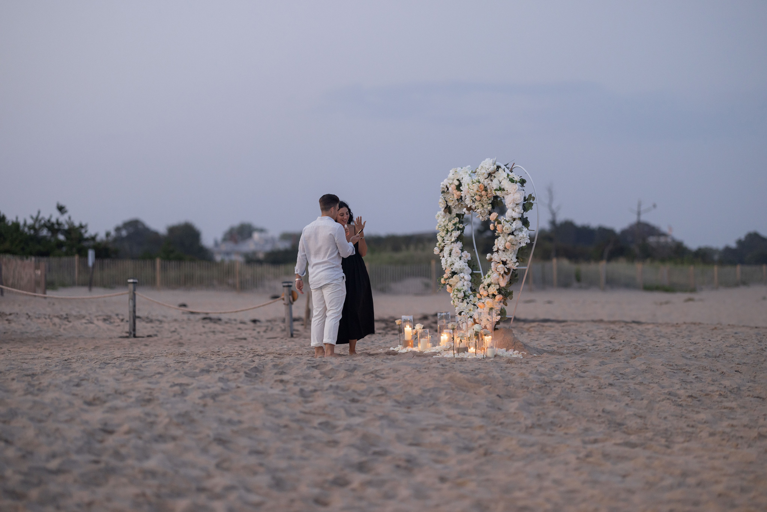 Watch Hill Beach Proposal | Westerly, Rhode Island. Rhode Island Wedding Photographer Tati Simpson