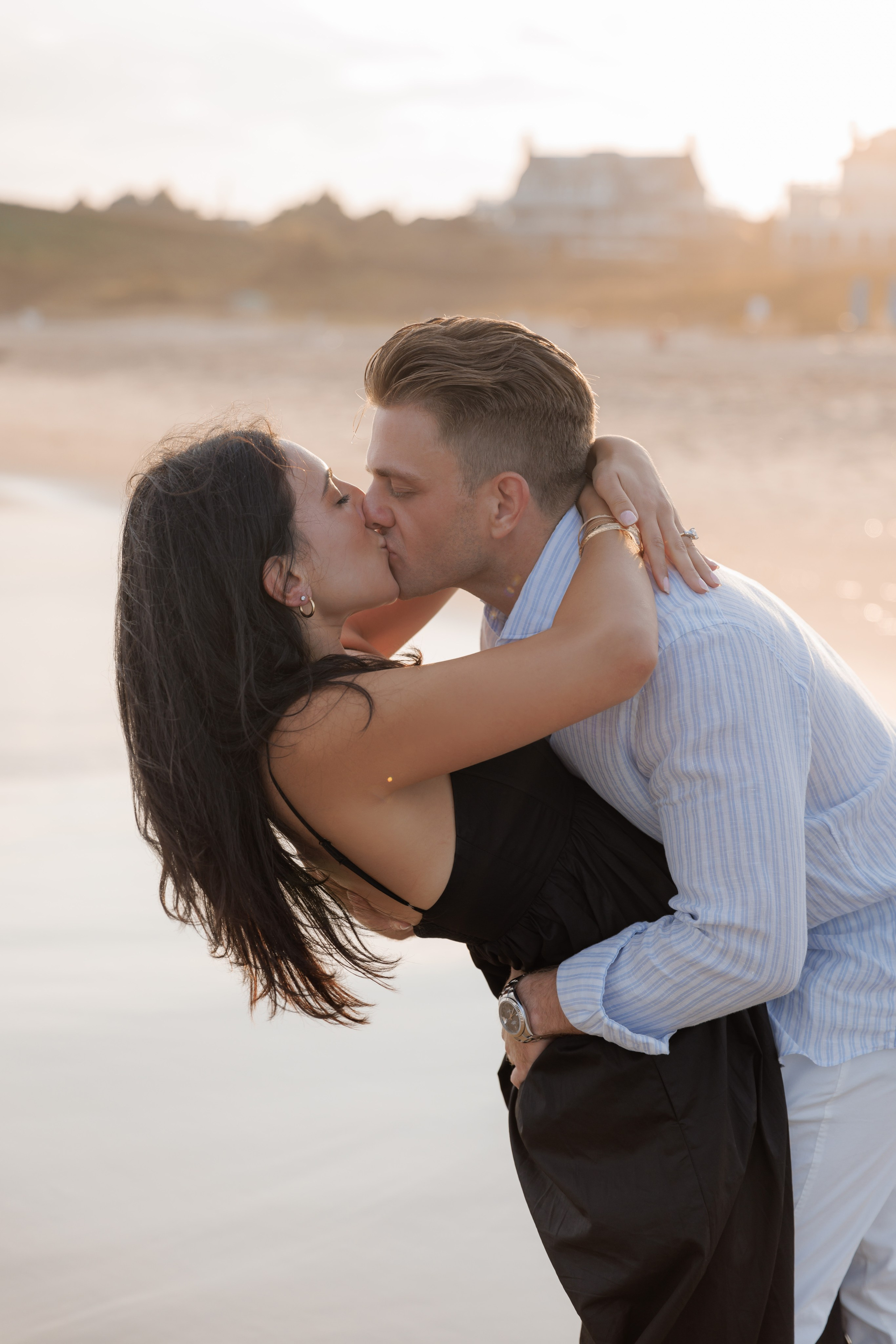 Watch Hill Beach Proposal | Westerly, Rhode Island. Rhode Island Wedding Photographer Tati Simpson