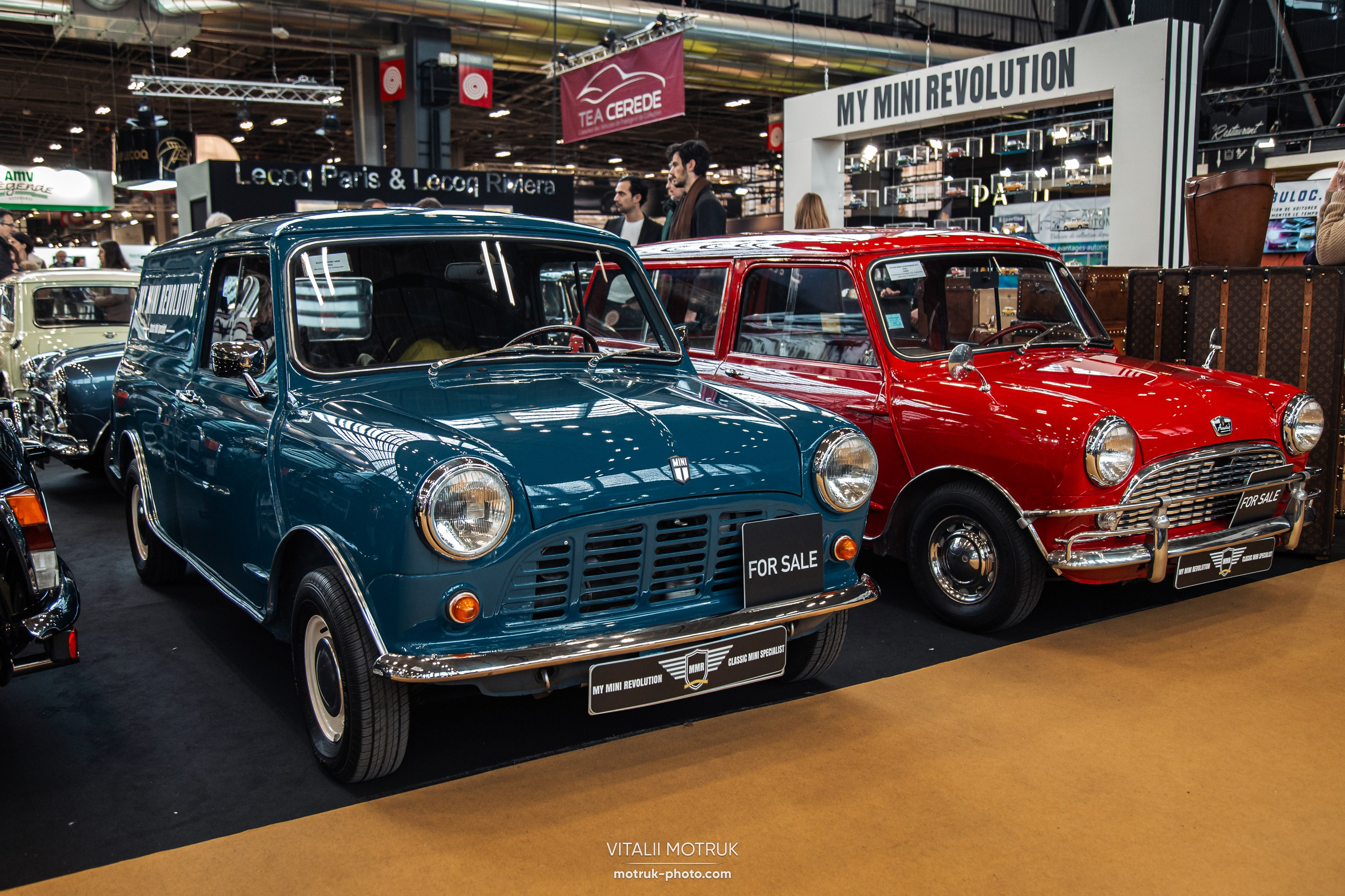 Retromobile 2023. Photographe de voitures à Paris — Vitalii Motruk