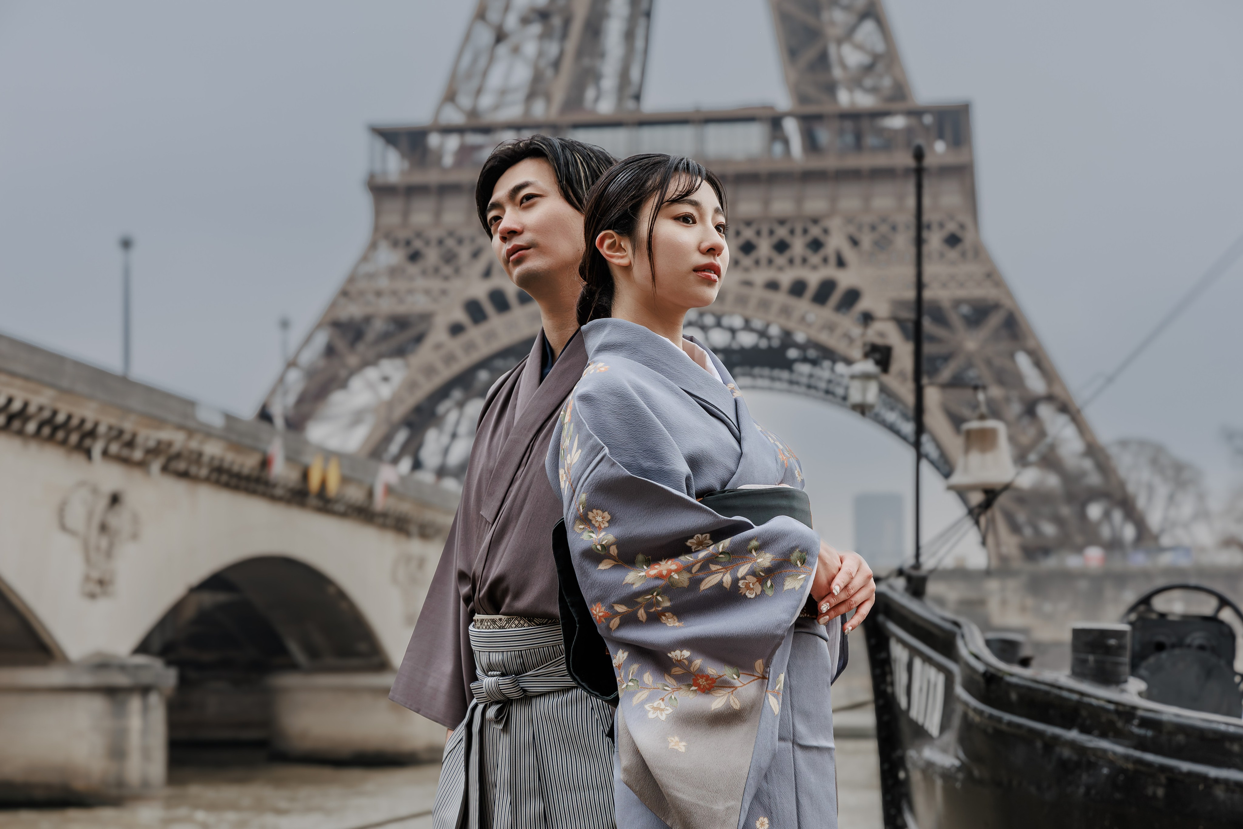 When Cinema Inspires Photography: A Parisian Love Story with Japanese Elegance. Photographe à Paris