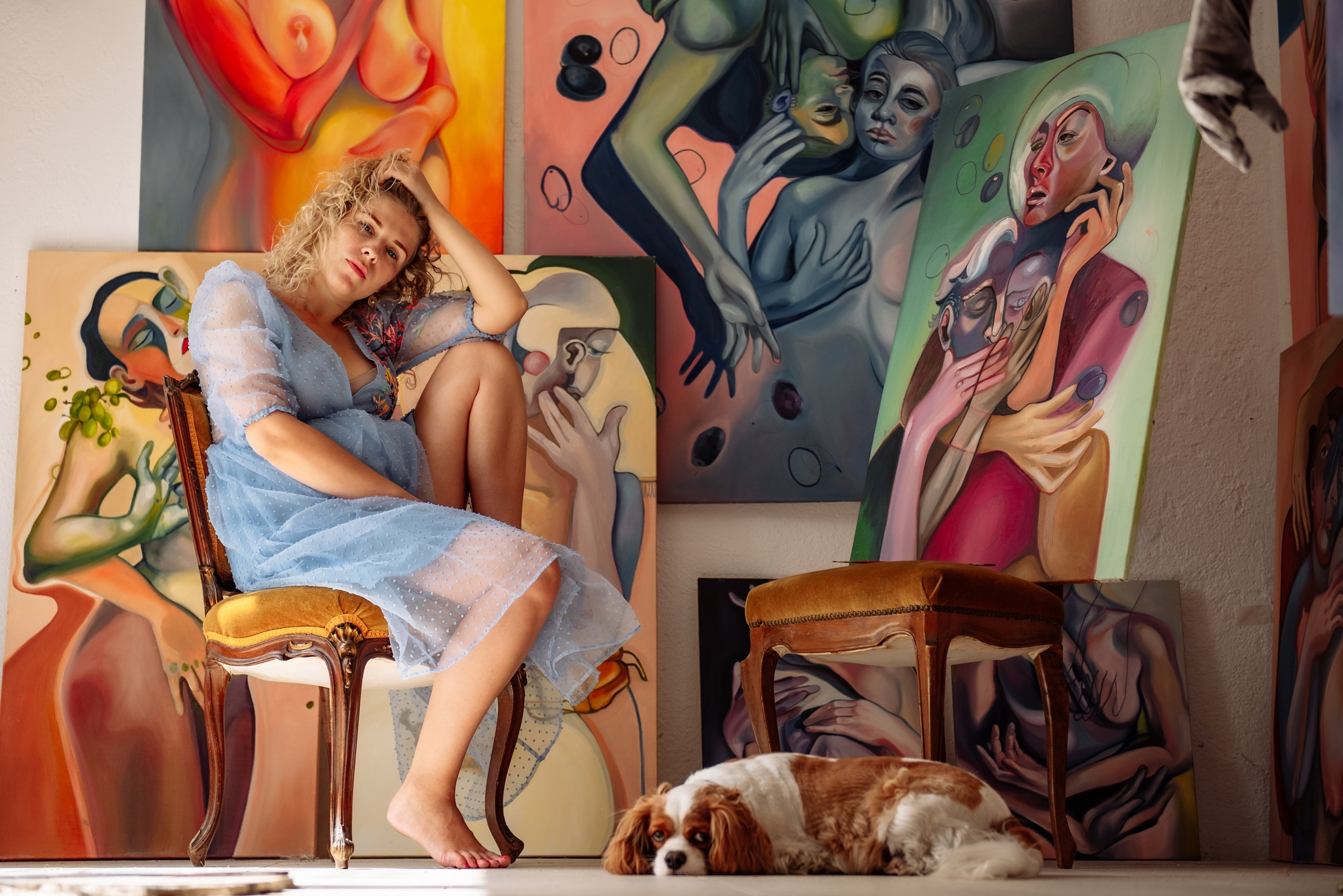 Pintora Alexandra. Фотограф Екатерина Гасанова — фотосессии в Барселоне