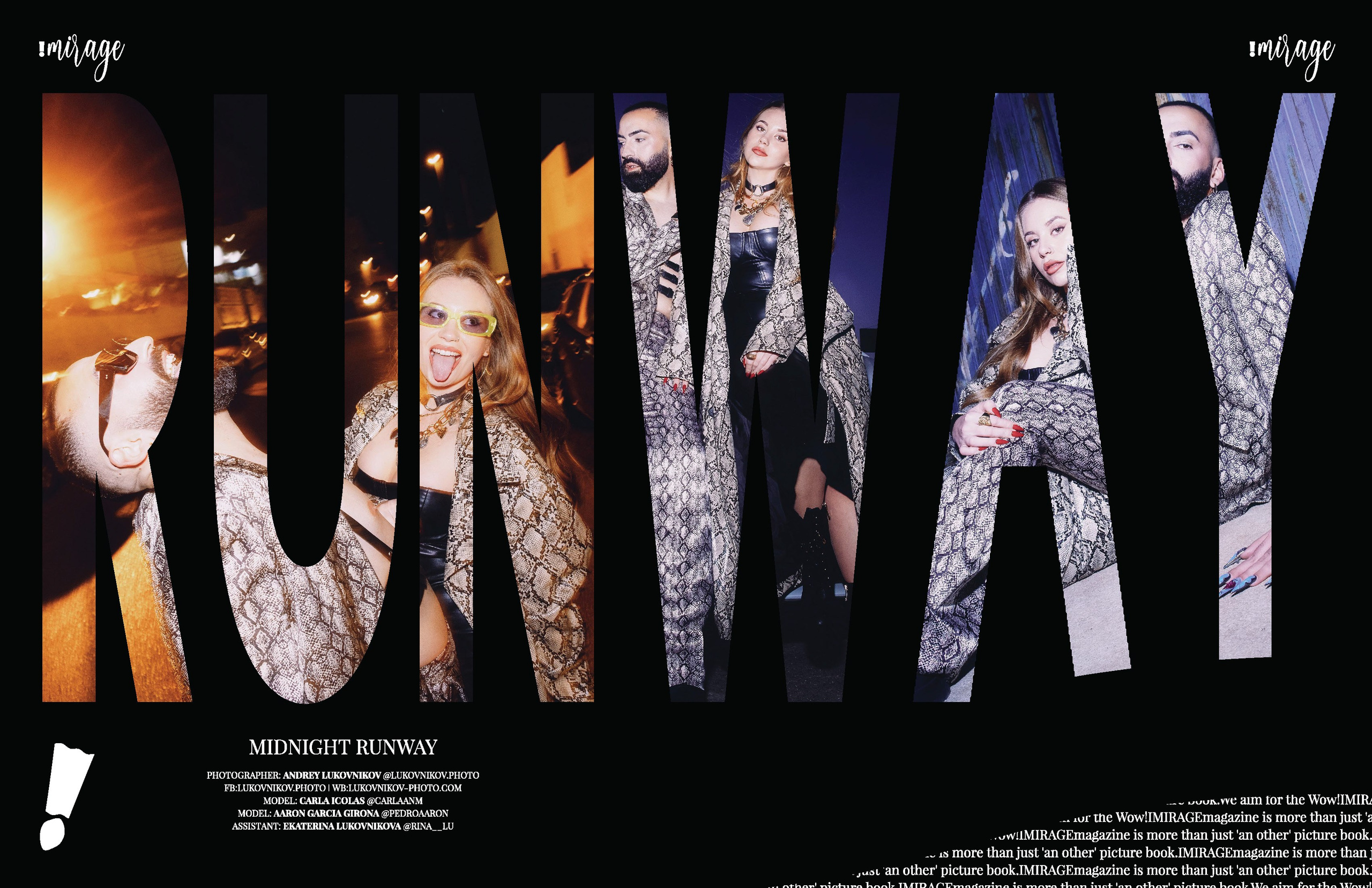 IMIRAGEmagazine | Midnight Runway