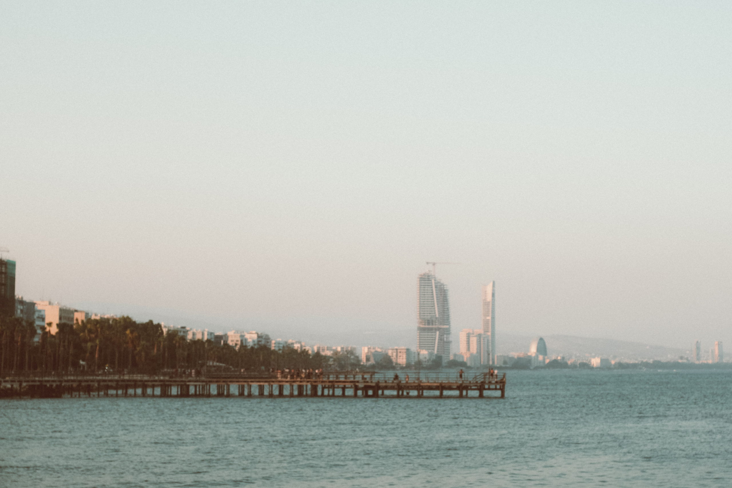 View of the waterfront of Limassol | Street Photography Limassol, Cyprus | FUJIFILM XPRO-3 + MIR-1 37MM F2.8