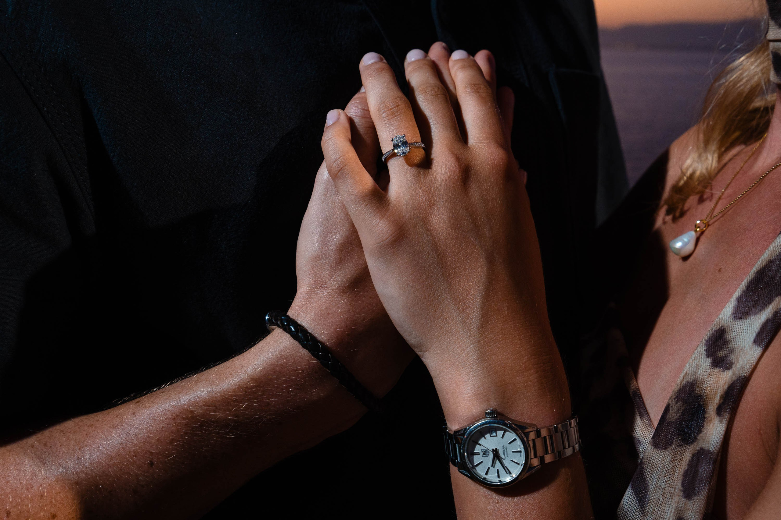 Dusk Wedding Proposal Cap Rocat. Mallorca Wedding, Corporate & Social Photographer