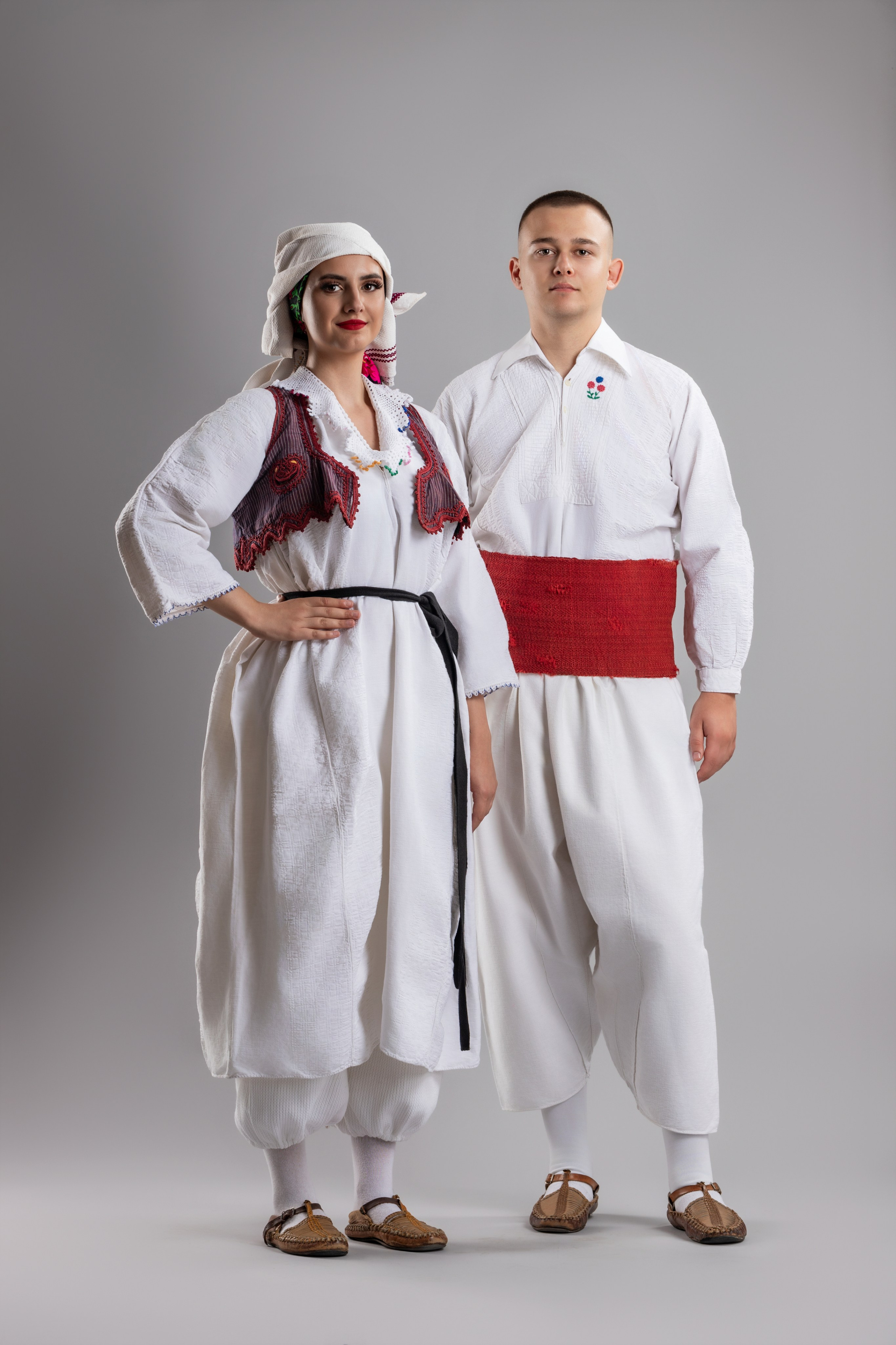Traditional costumes of Bosnia and Herzegovina – a rich gallery of folk attire, colors, and details representing the country’s diverse cultural heritage. The images highlight handmade embroidery, fabrics, and patterns that preserve the spirit of tradition through generations.