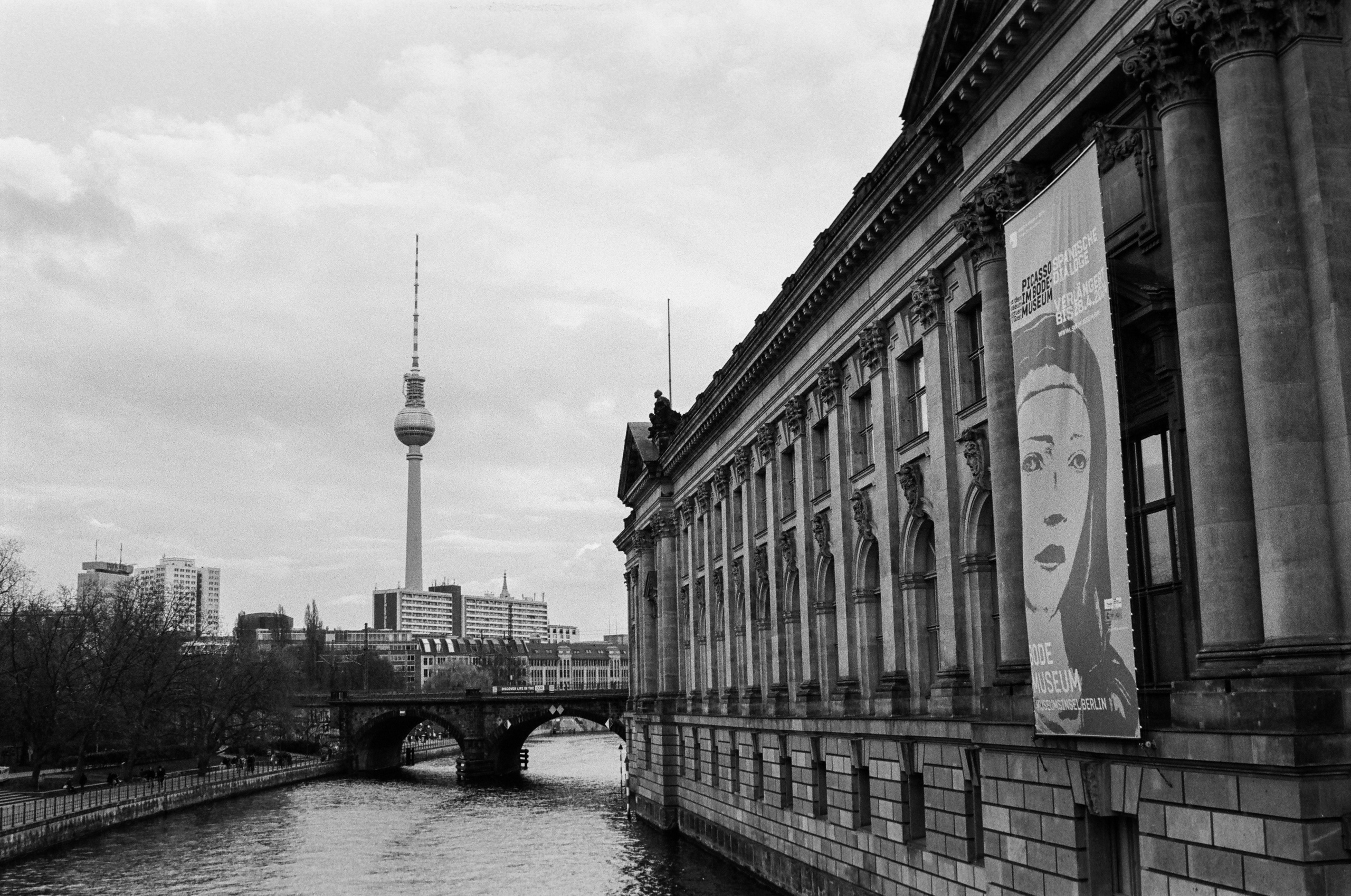 The Streets of Berlin in B&W