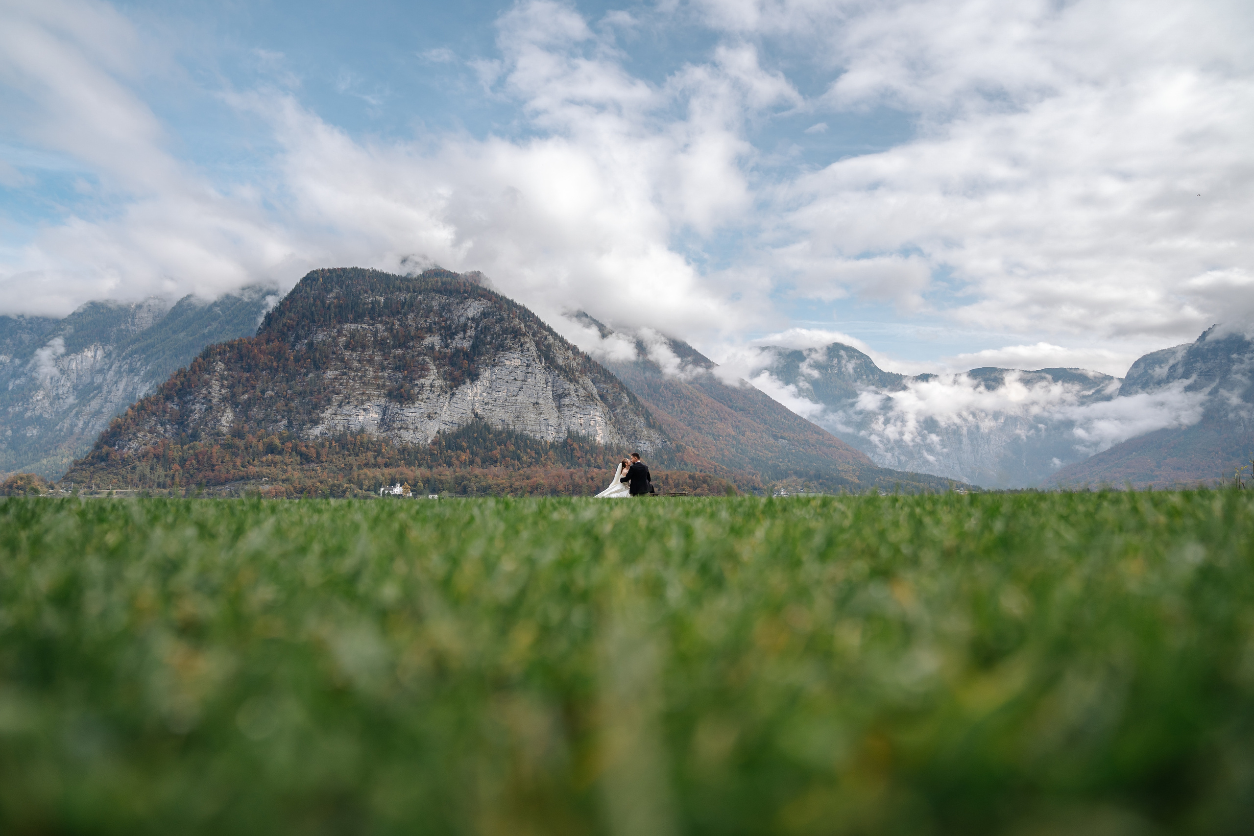 After Wedding shooting in Hallstatt, Austria