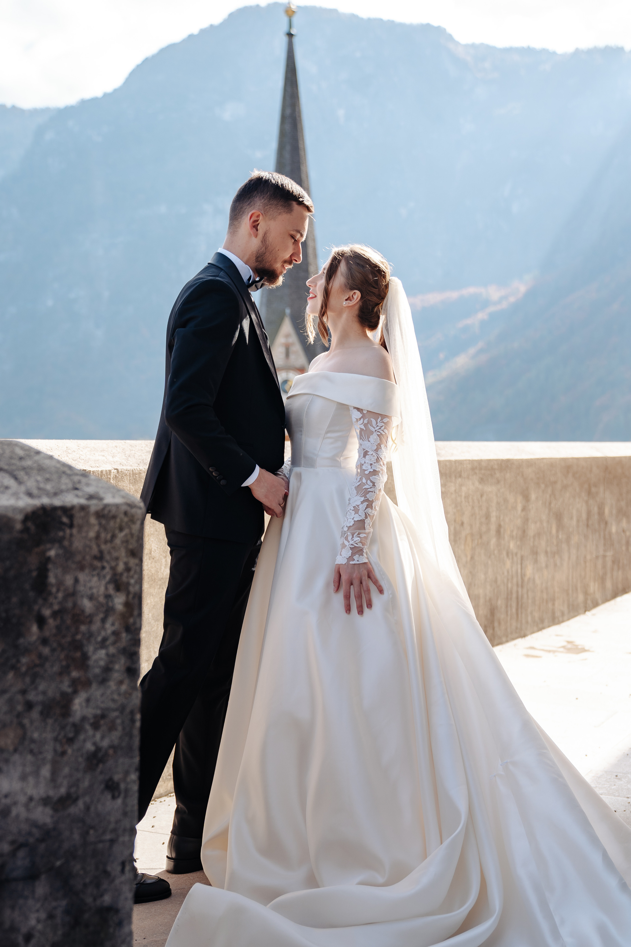 After Wedding shooting in Hallstatt, Austria