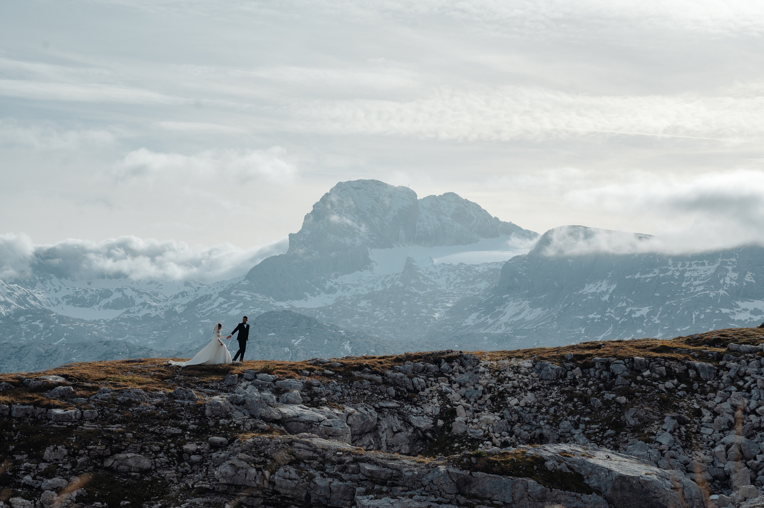 After Wedding shooting in Hallstatt, Austria