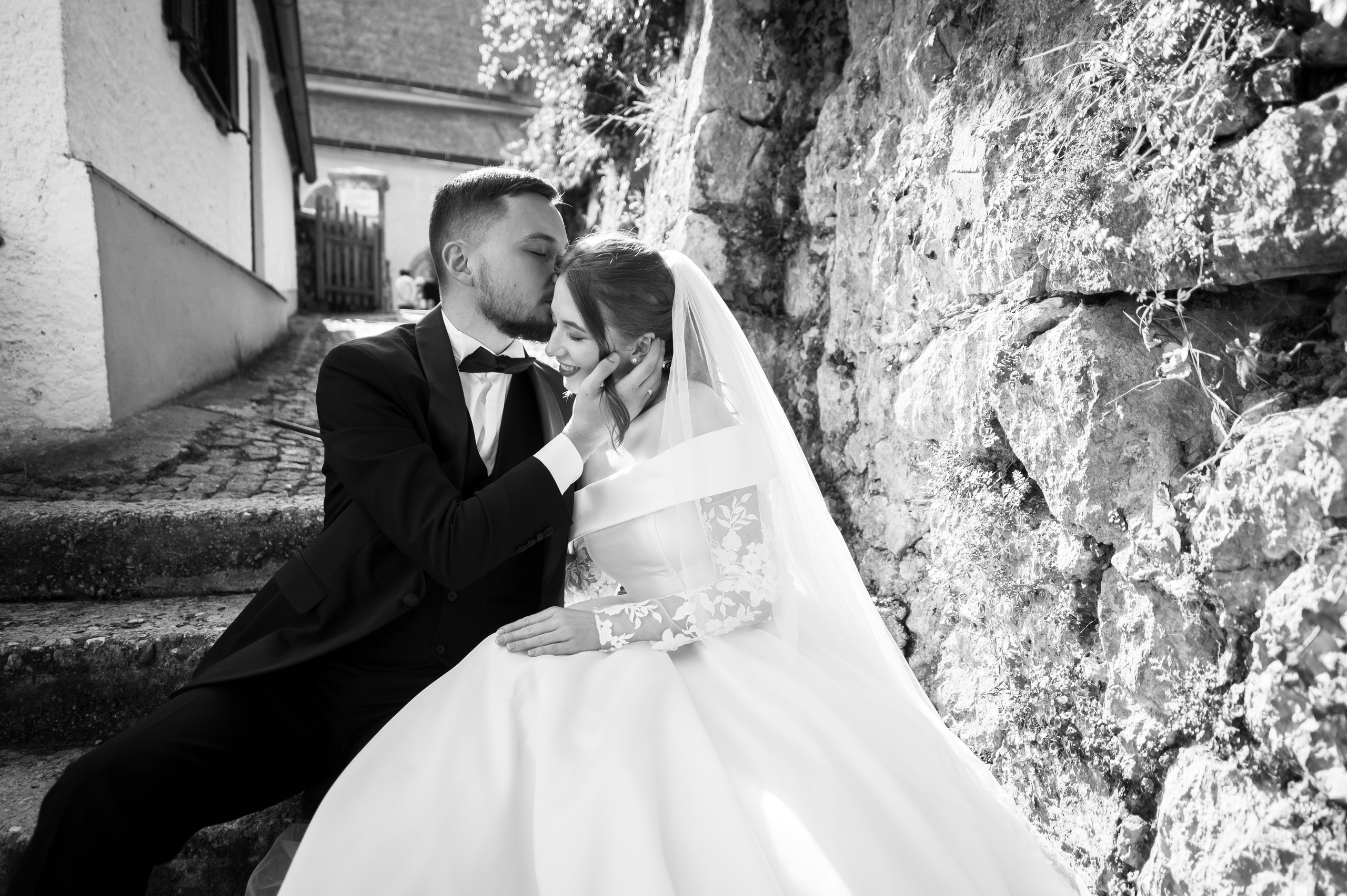 After Wedding shooting in Hallstatt, Austria