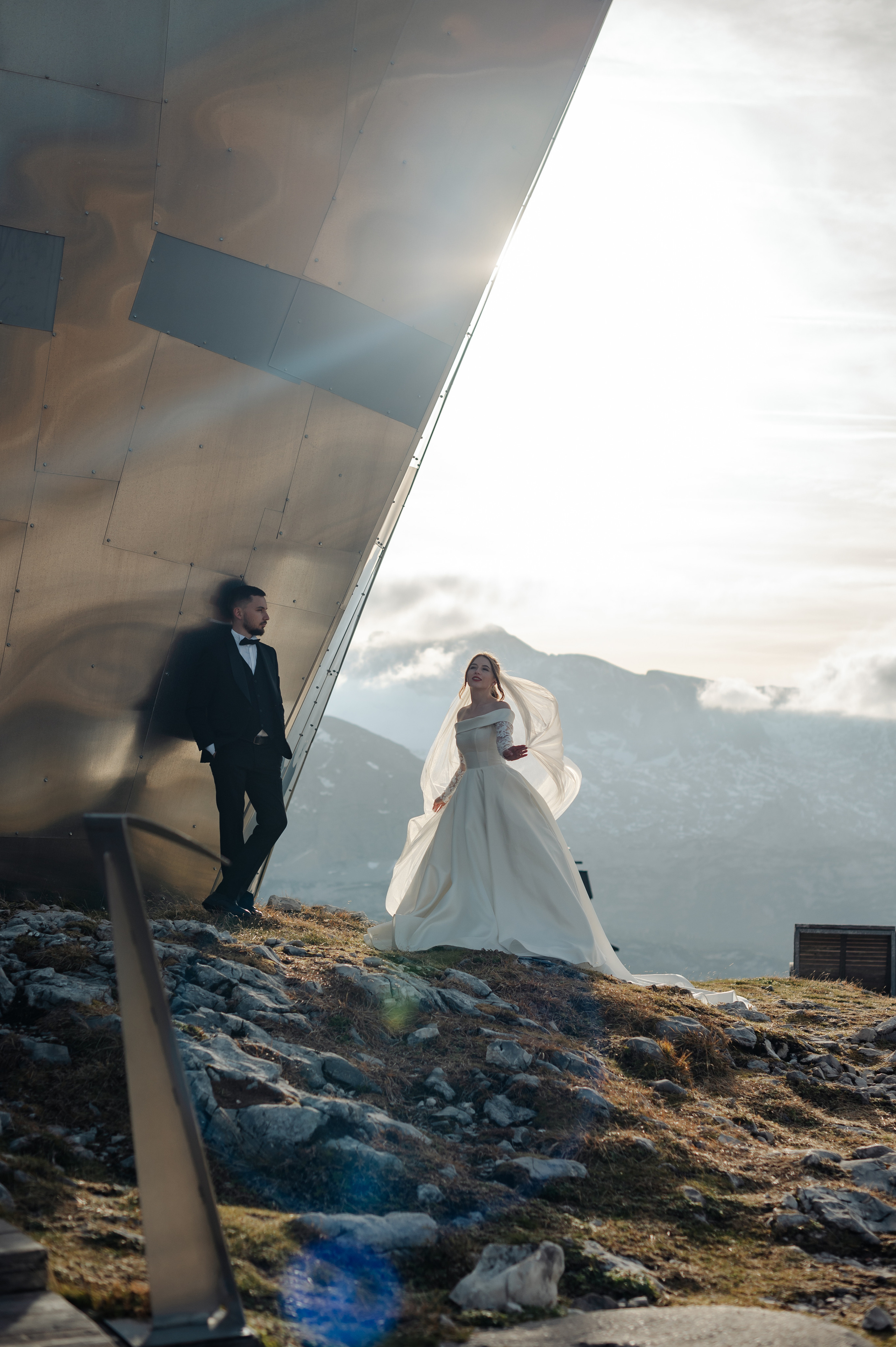 After Wedding shooting in Hallstatt, Austria